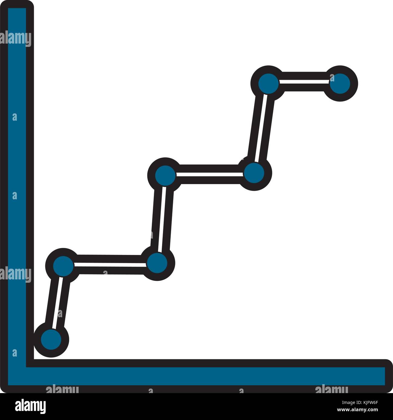graph chart icon image Stock Vector Image & Art - Alamy