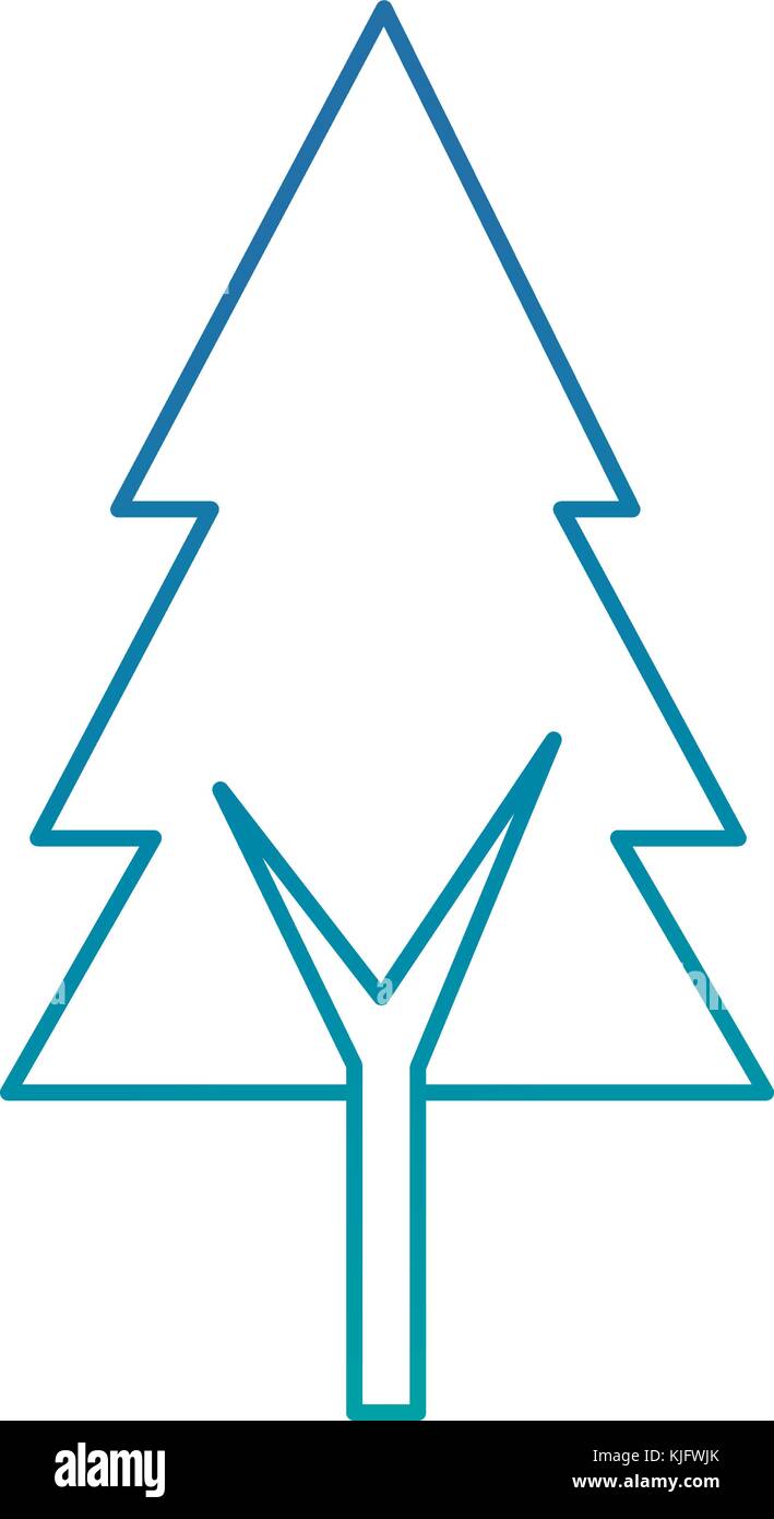 pine tree isolated icon vector illustration design Stock Vector Image ...