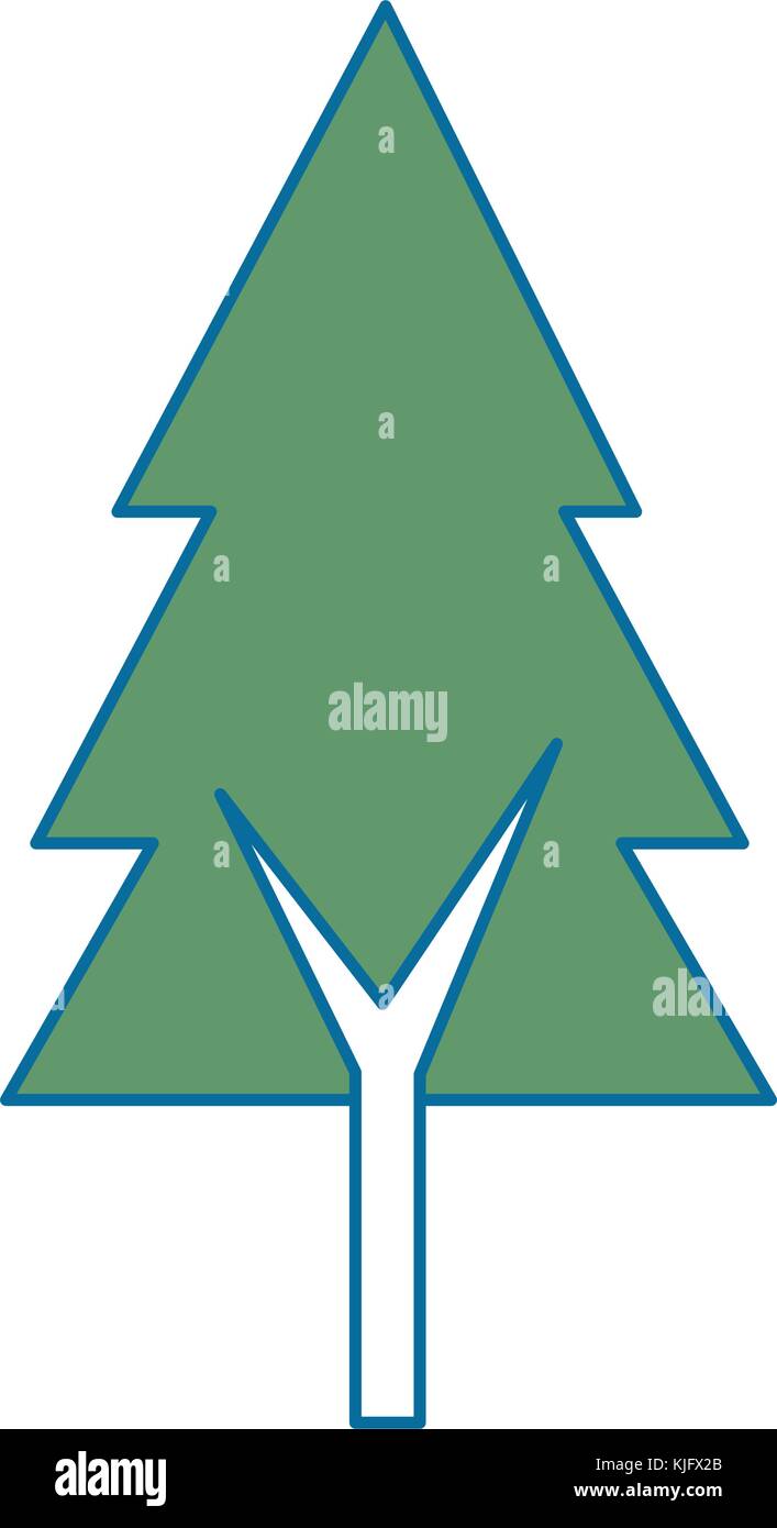 pine tree isolated icon vector illustration design Stock Vector Image ...