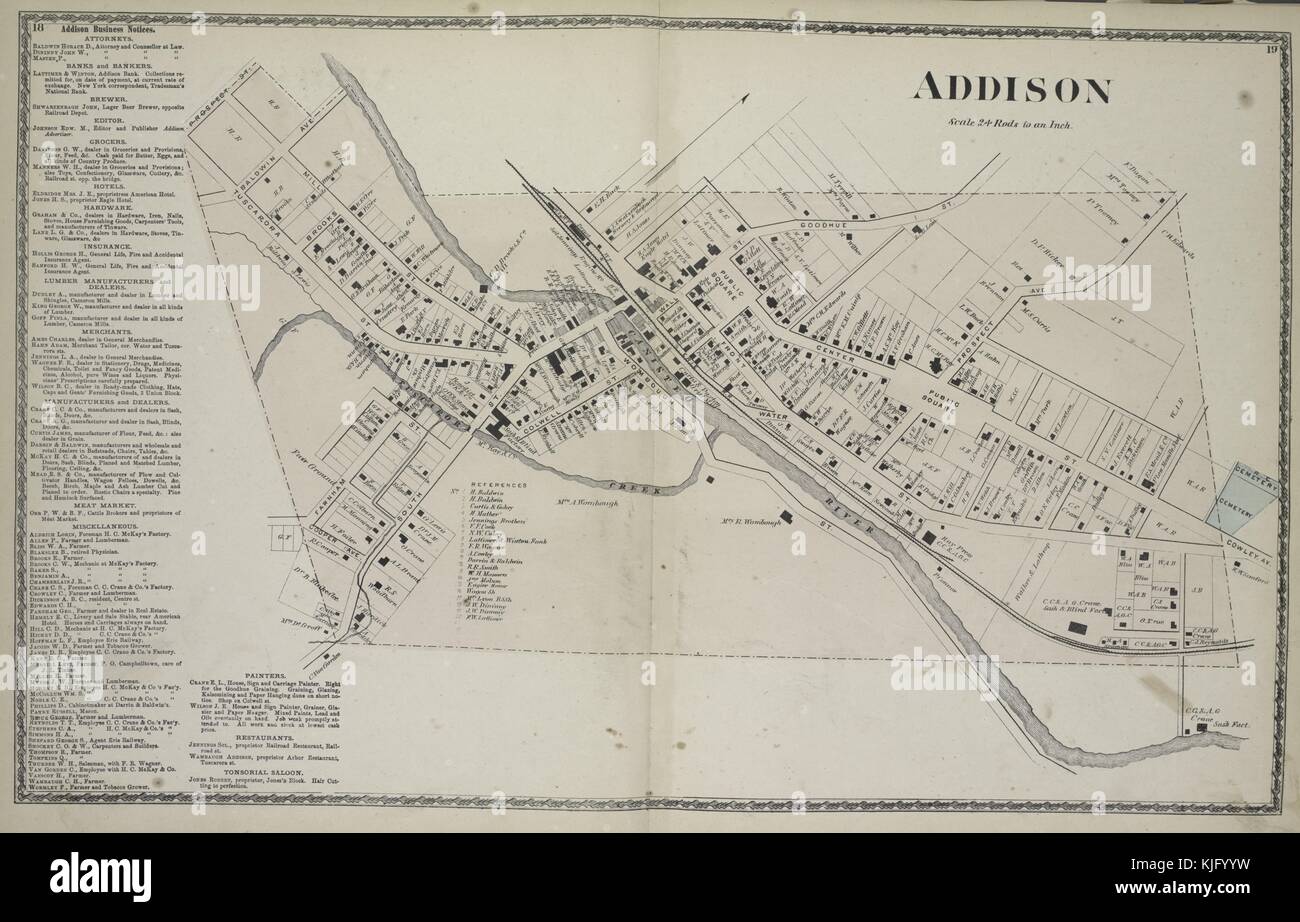 Engraved map image from an atlas, with original caption reading