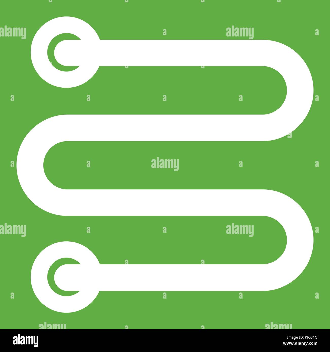 Heated towel rail icon green Stock Vector Image & Art Alamy