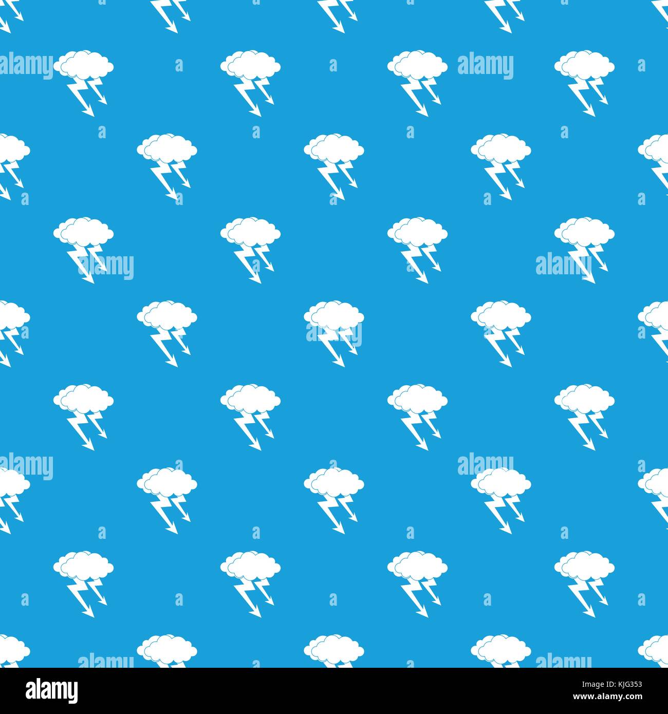 Lightning cloud pattern seamless blue Stock Vector Image & Art - Alamy
