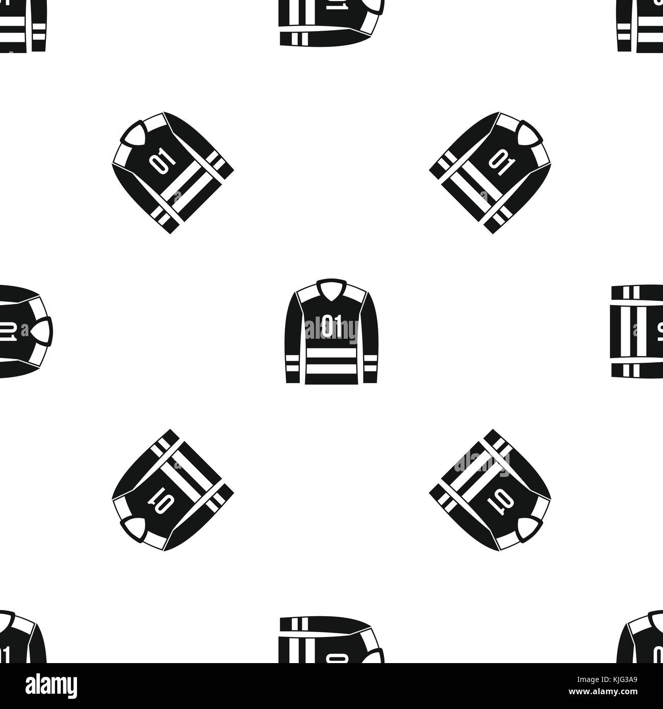 Sport uniform pattern seamless black Stock Vector Image & Art - Alamy