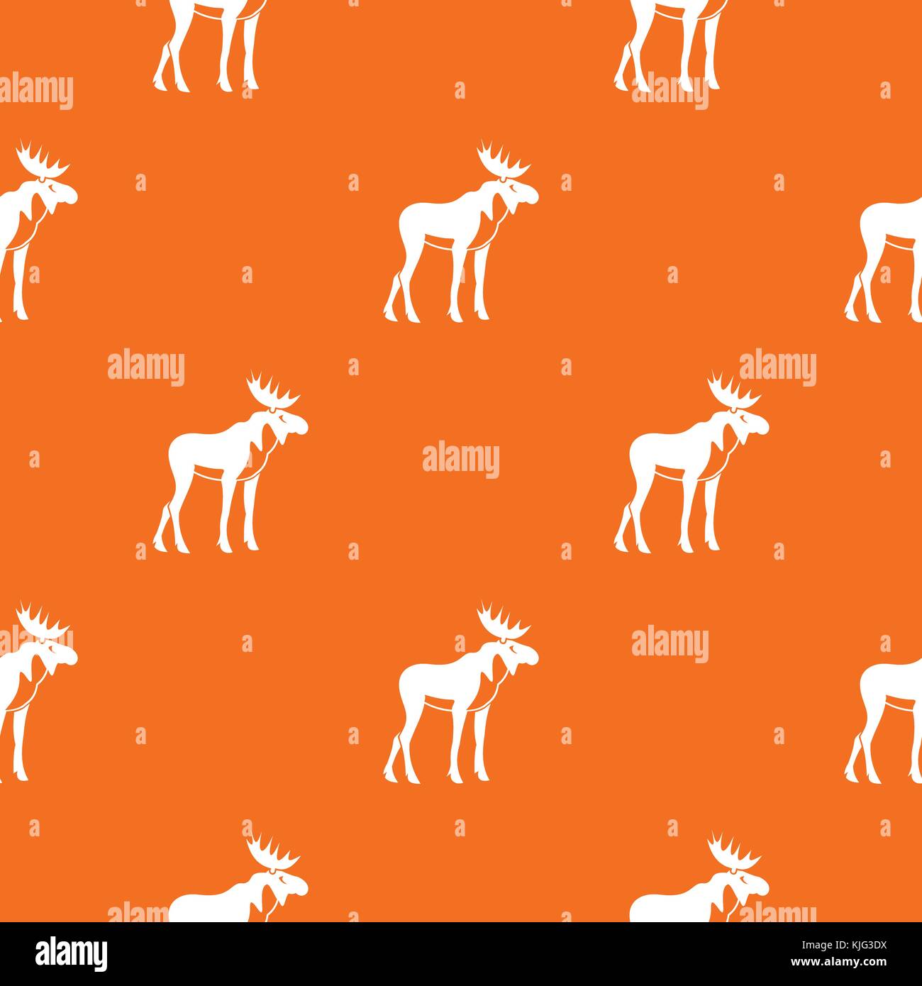 Moose pattern seamless Stock Vector Image & Art - Alamy