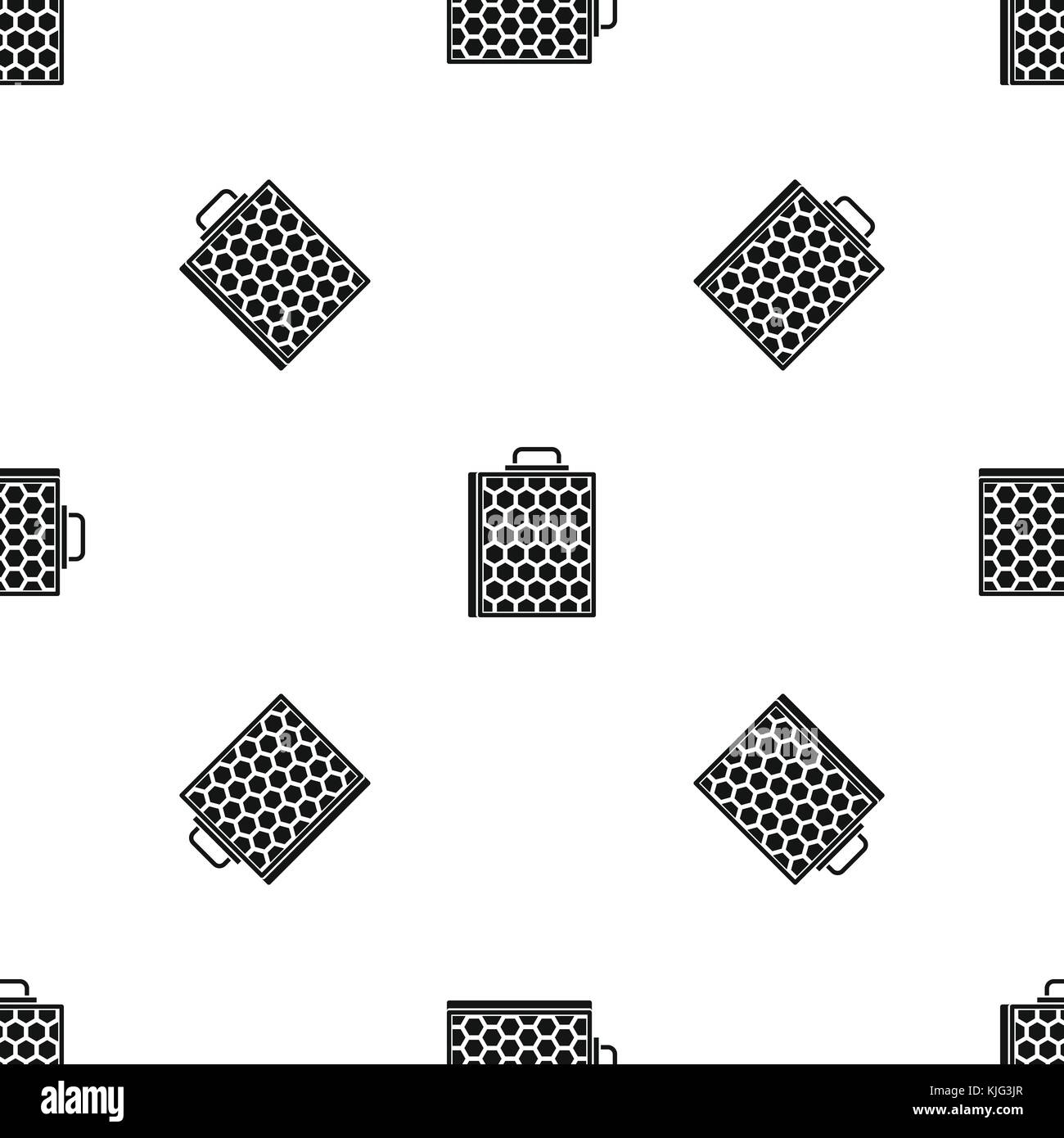 Honeycomb pattern seamless black Stock Vector Image & Art - Alamy