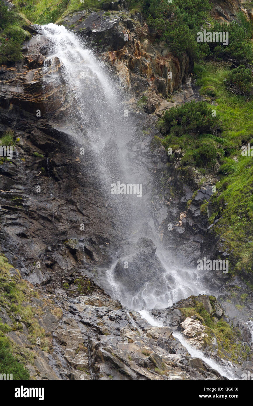 Austria, Pinzgau, Rauris, Krumtal, Krumlbach brook Stock Photo