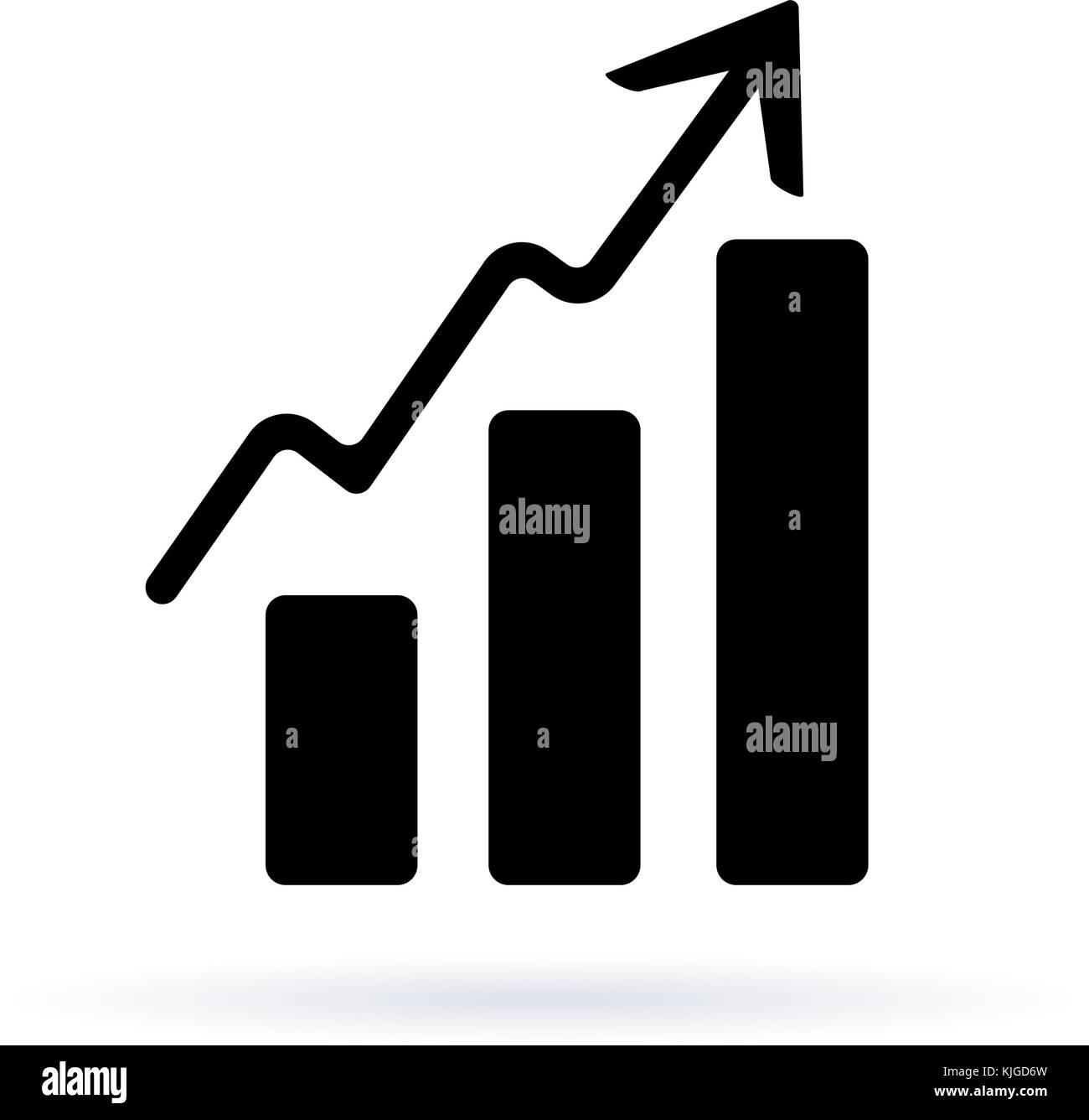Growth on a dioragram icon Stock Vector Image & Art - Alamy