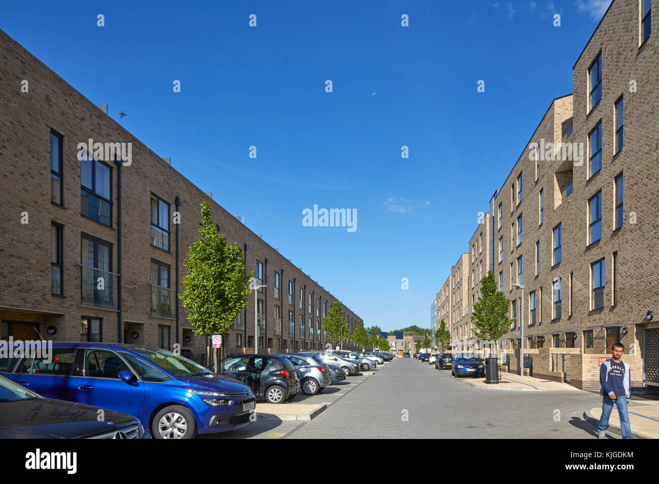 General exterior view of housing development. Walthamstow Stadium