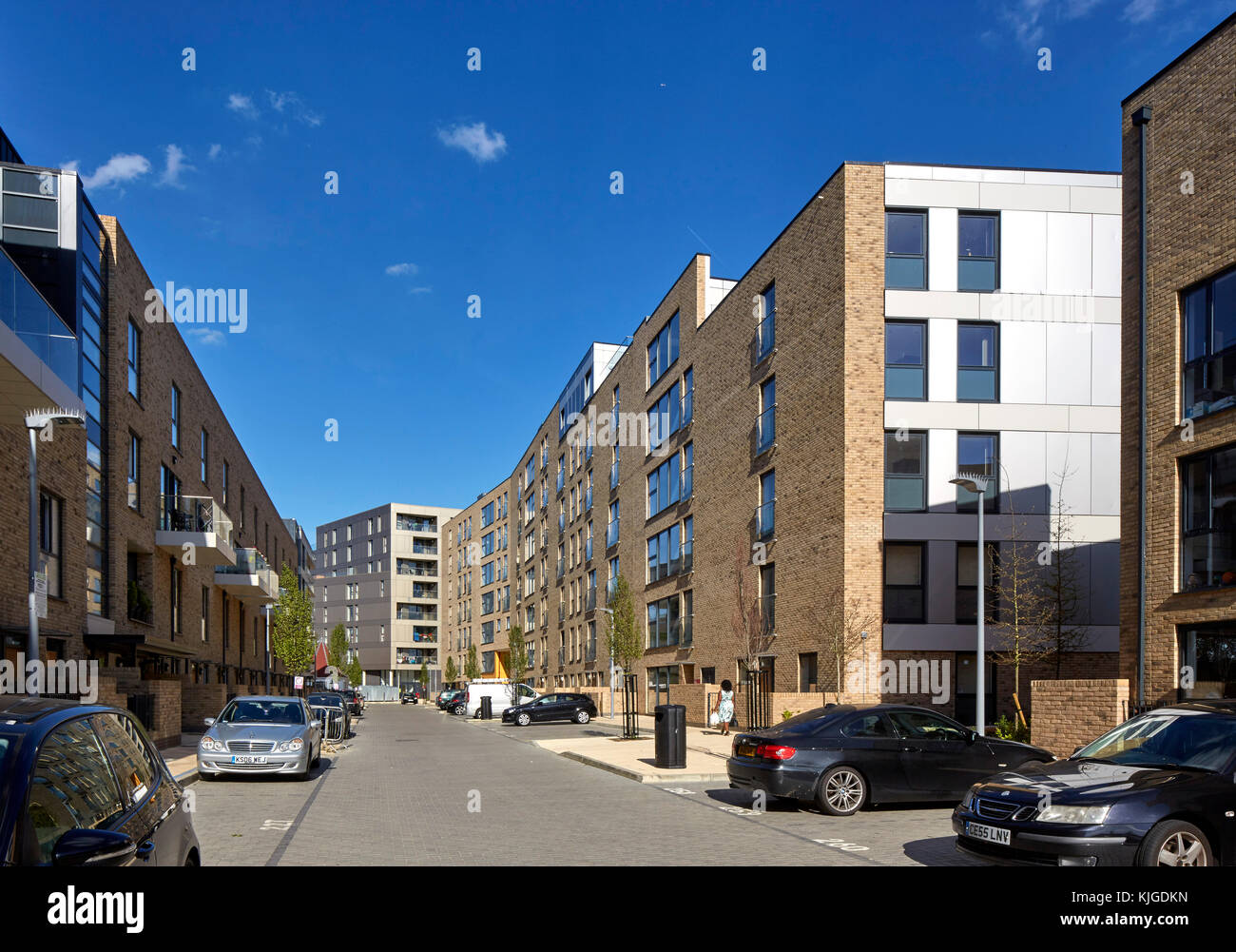 General exterior view of housing development. Walthamstow Stadium