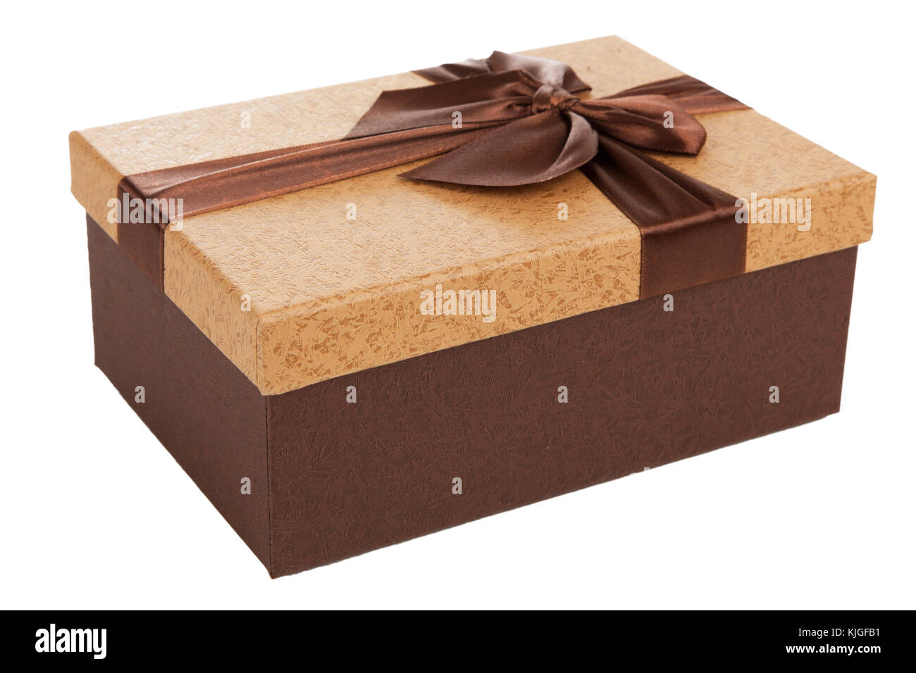 Gift box on white background Stock Photo - Alamy
