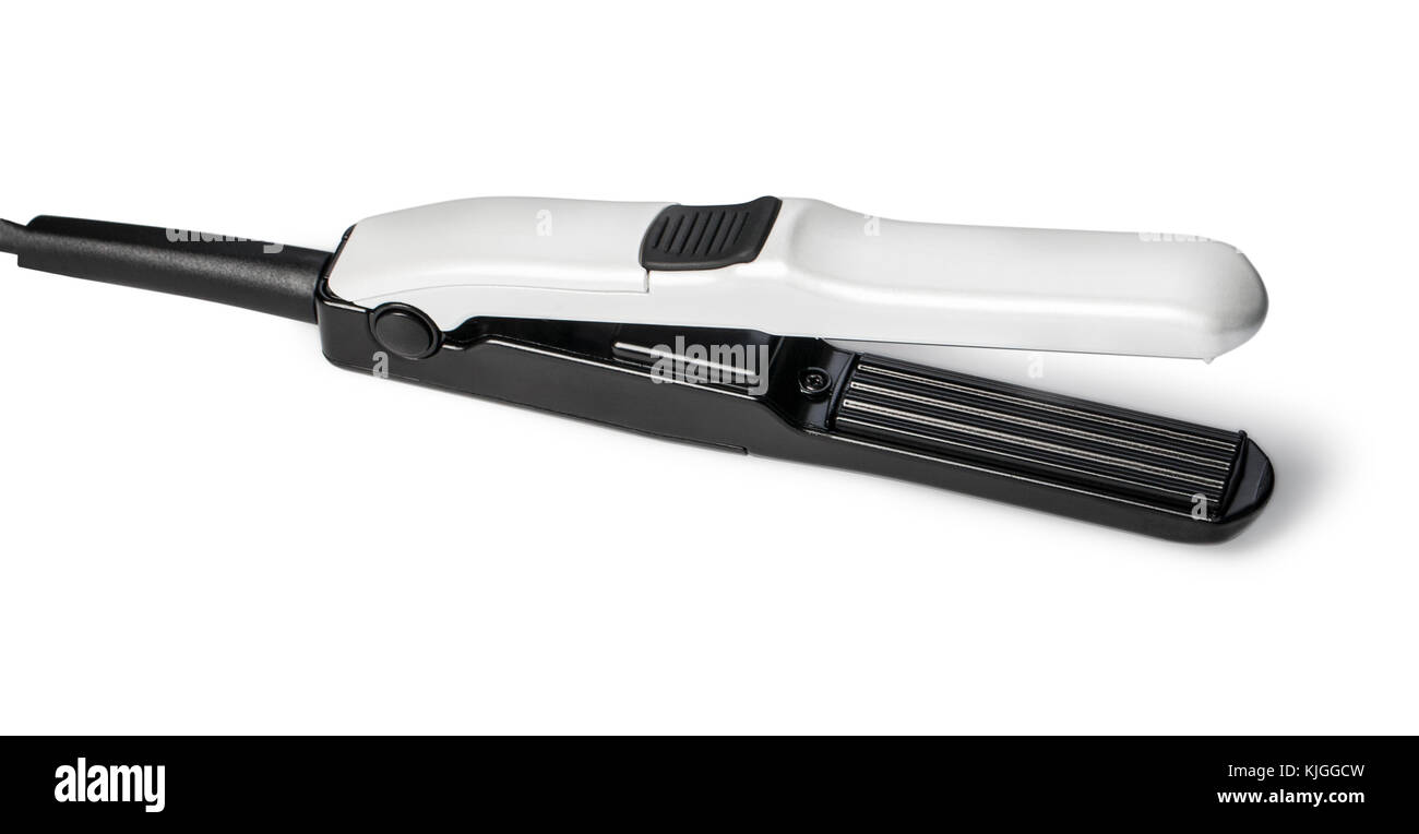 Hair iron on white background. with clipping path Stock Photo Alamy