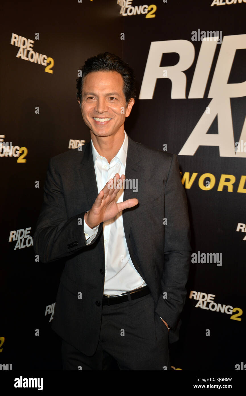 MIAMI BEACH, FL JANUARY 06 Benjamin Bratt attends World Premiere Of