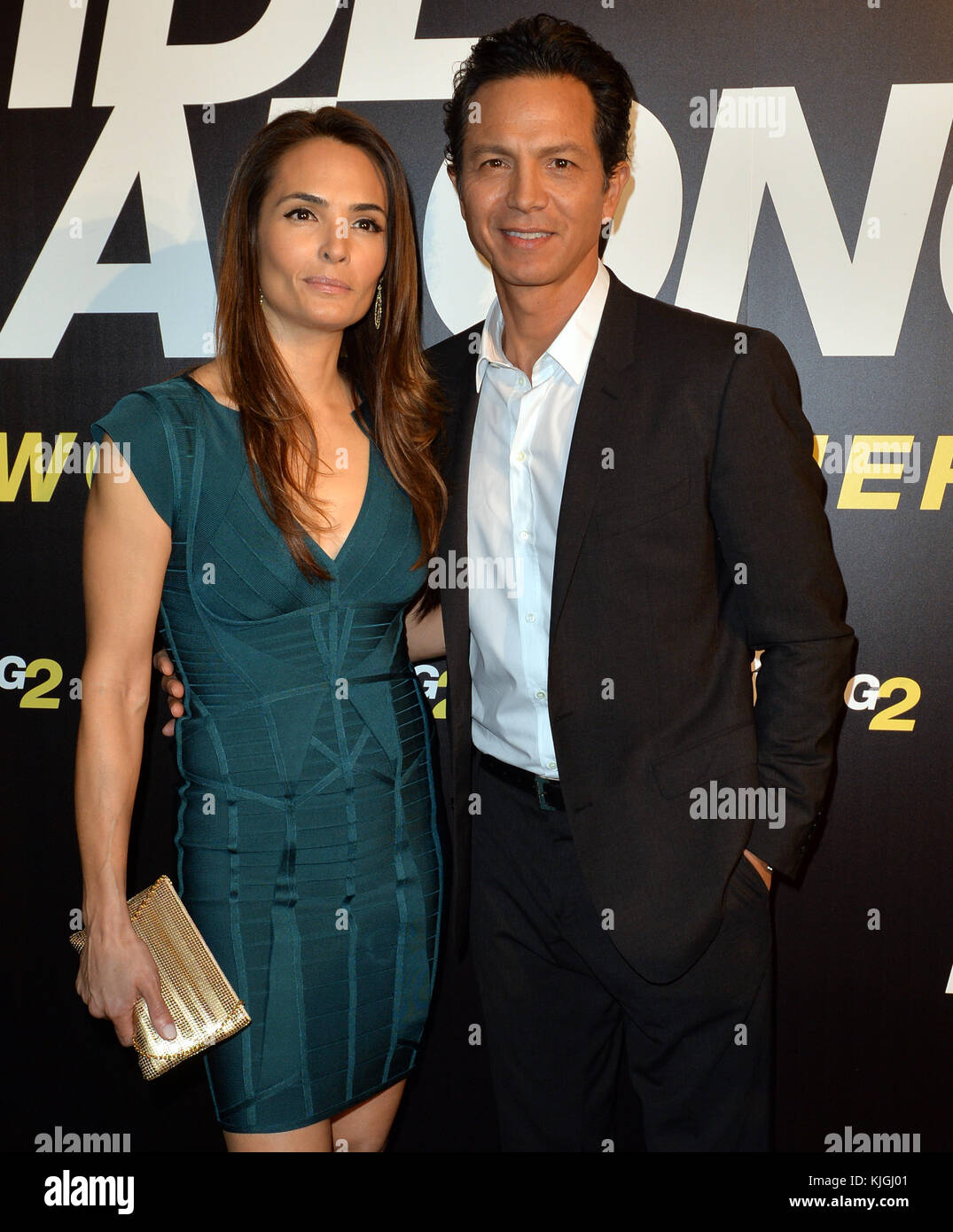 MIAMI BEACH, FL - JANUARY 06: Talisa Soto, Benjamin Bratt attends World
