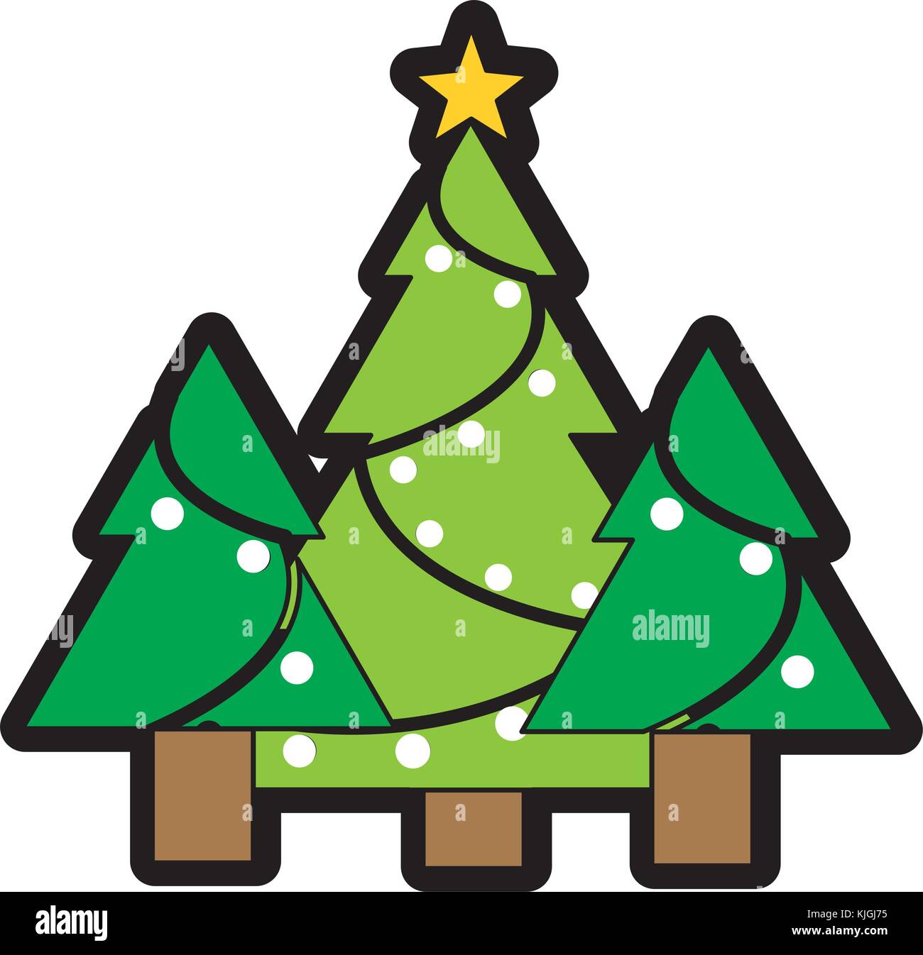 Isolated pine tree design Stock Vector Image &amp; Art - Alamy