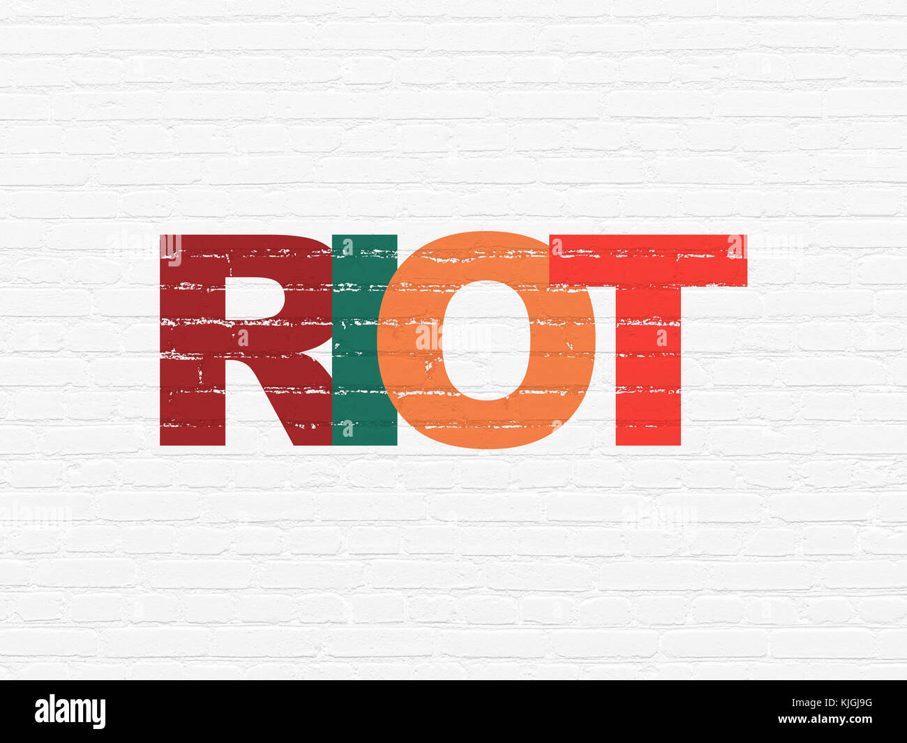 The Word Riot Background Politics concept: Riot on wall background Stock Photo - Alamy