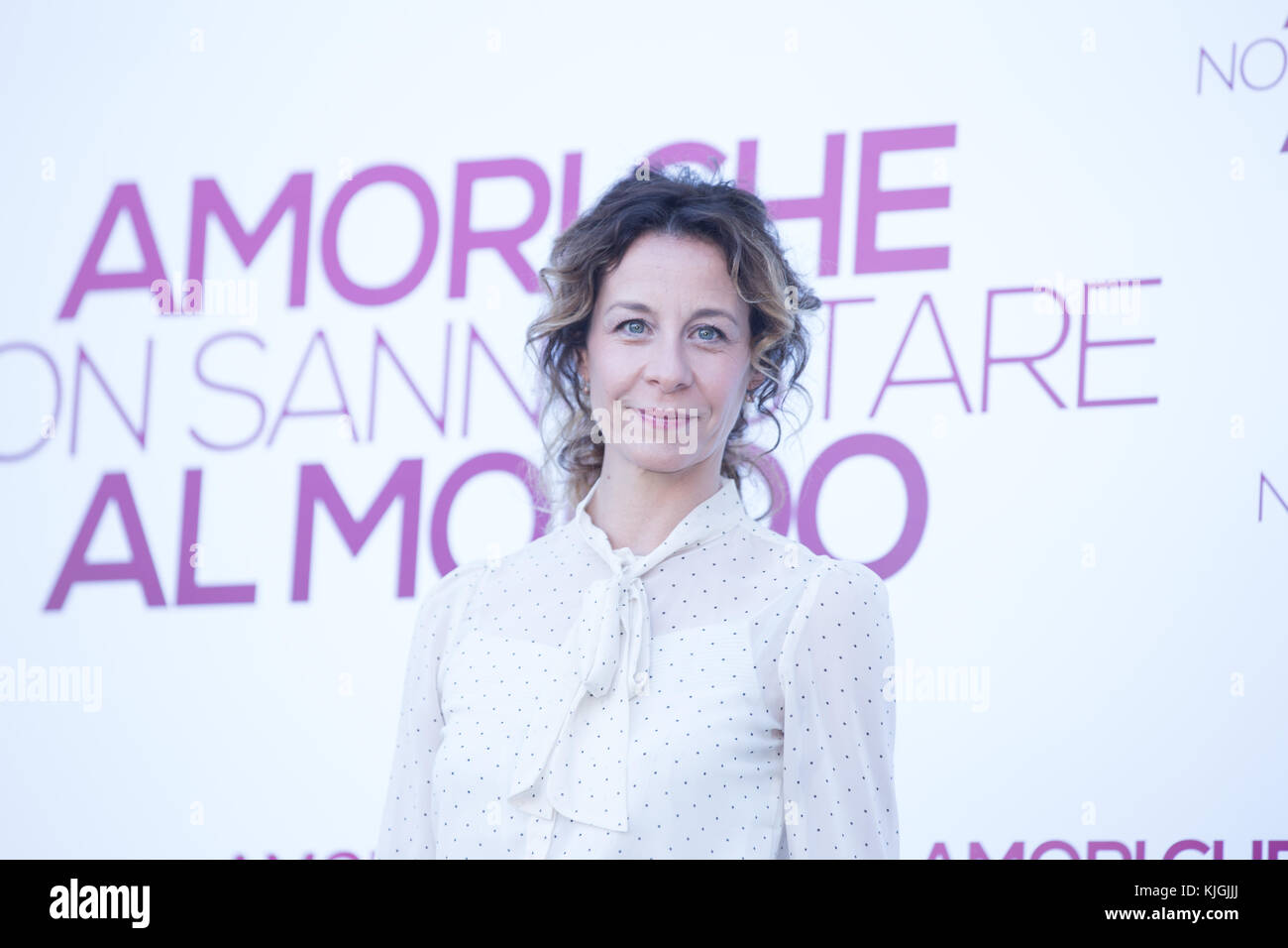 Rome, Italy. 23rd Nov, 2017. Italian actress Carlotta Natoli during the