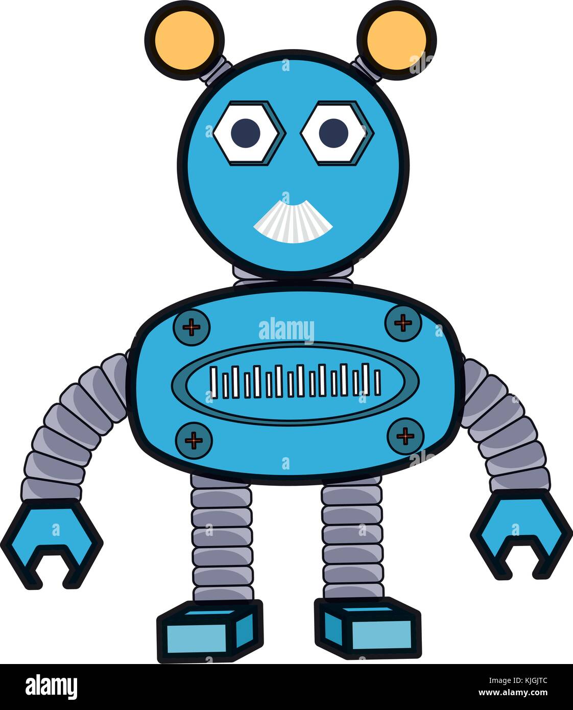 cartoon robot design Stock Vector Image & Art - Alamy