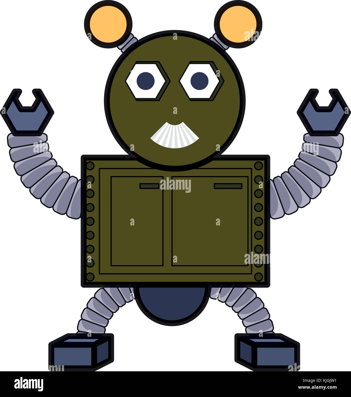 cartoon robot design Stock Vector Image & Art Alamy