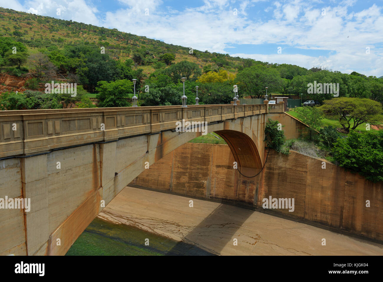 The Hartbeespoort Dam wall and tunnel in South Africa Stock Photo Alamy
