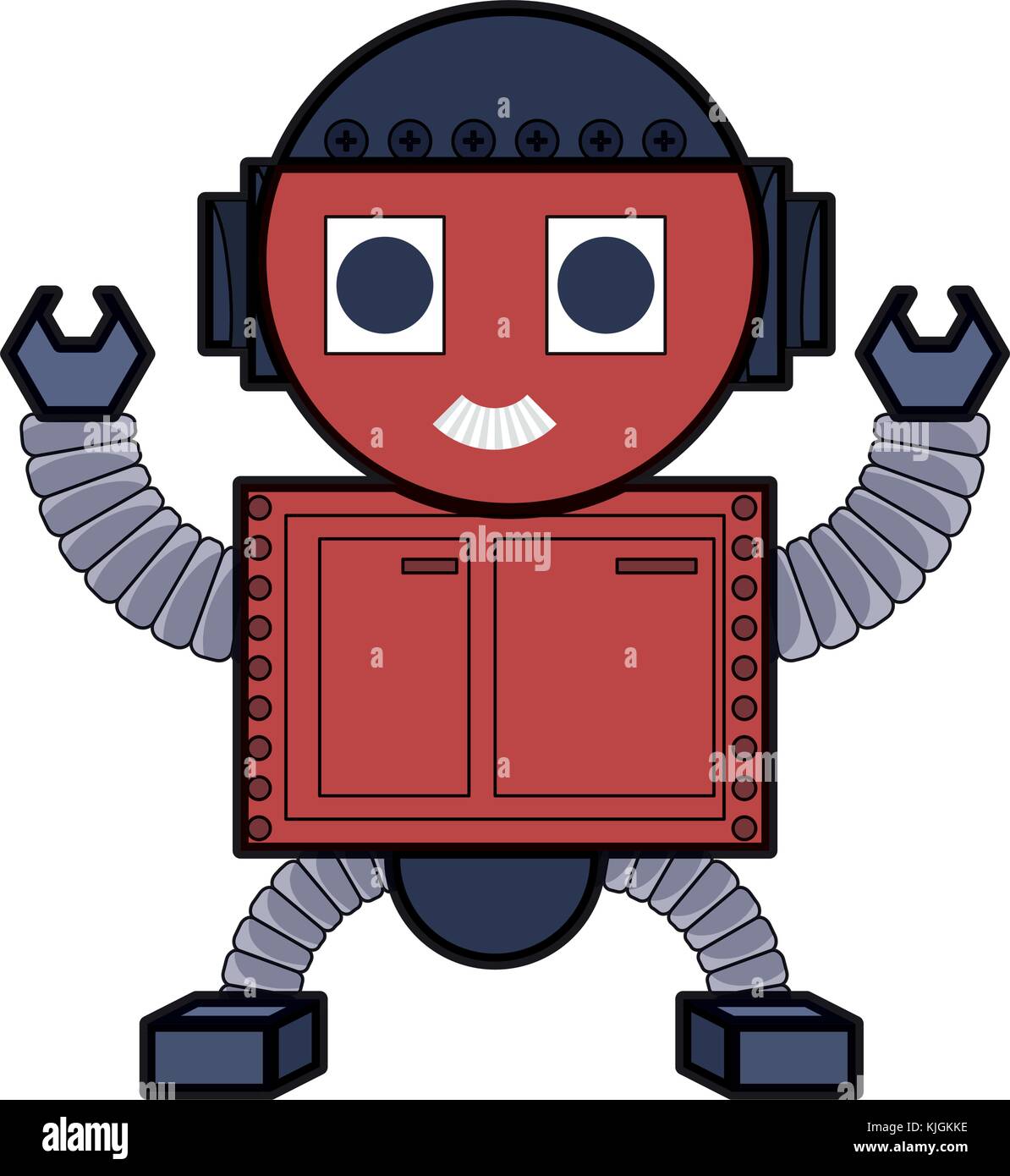 cartoon robot design Stock Vector Image & Art - Alamy