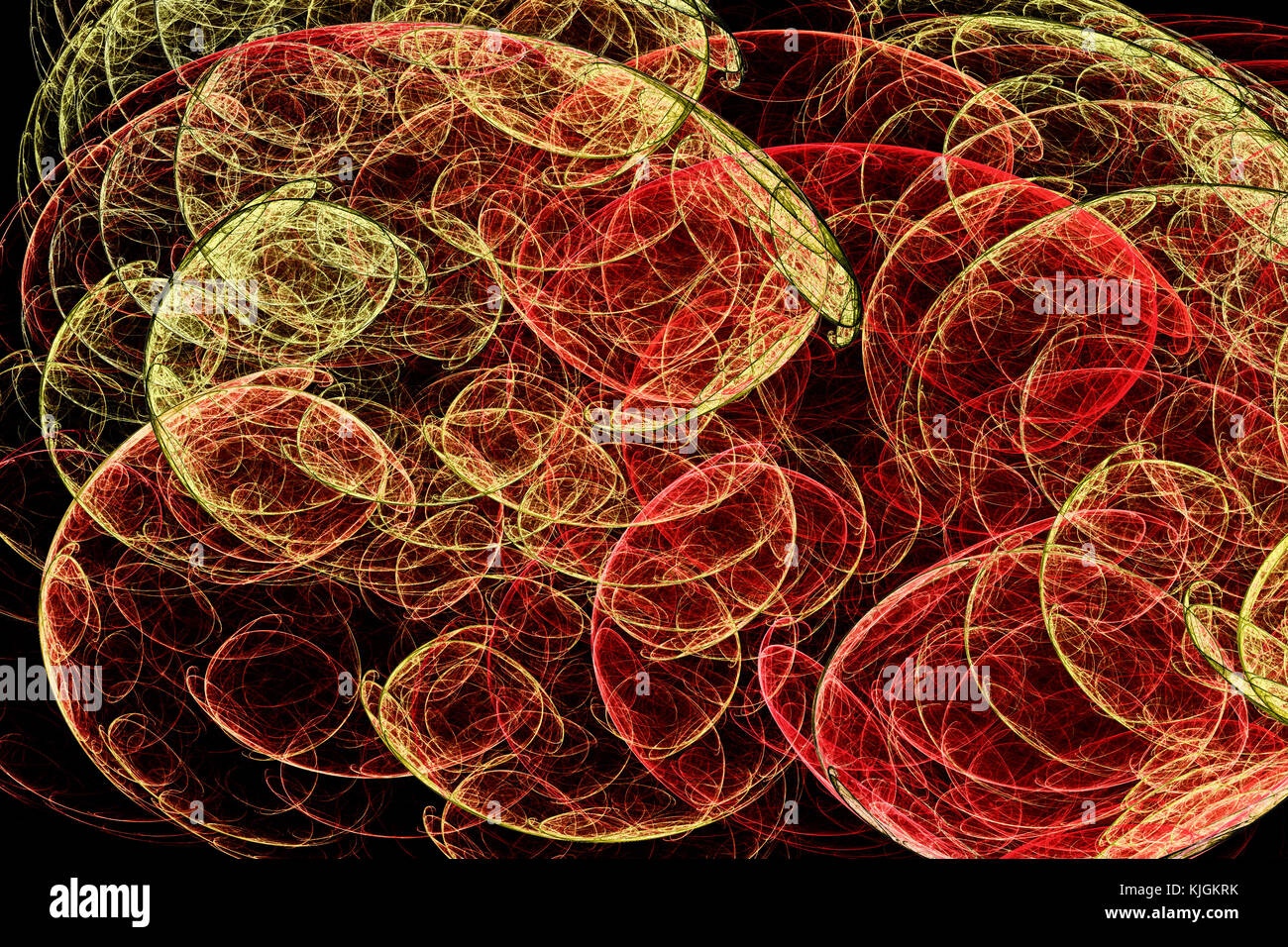 Fractal image of colorful lines forming a vortex motion Stock Photo - Alamy
