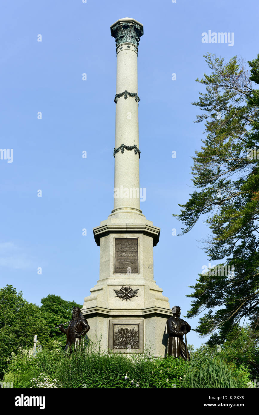 The Civil War Soldiers' Monument, erected only four years after the end