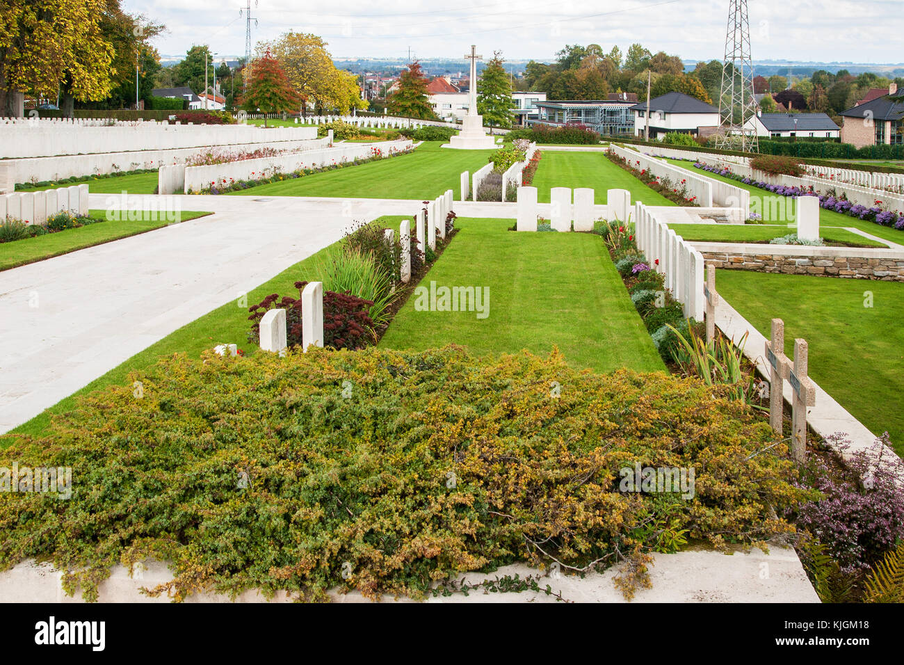 CWGC Longuenesse (St Omer) Souvenir Cemetery Stock Photo Alamy