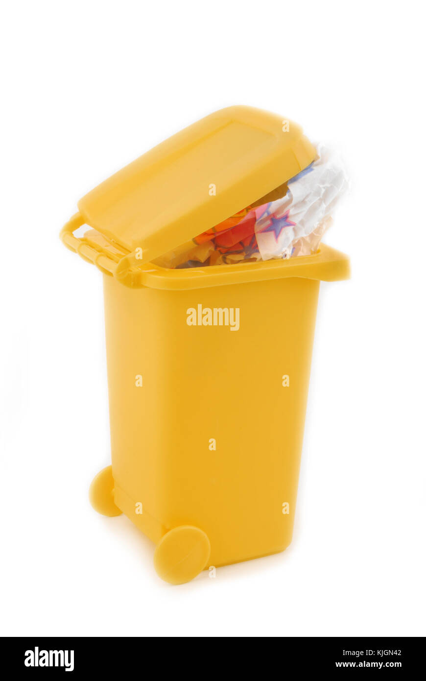 rubbish litter bin isolated on white Stock Photo Alamy