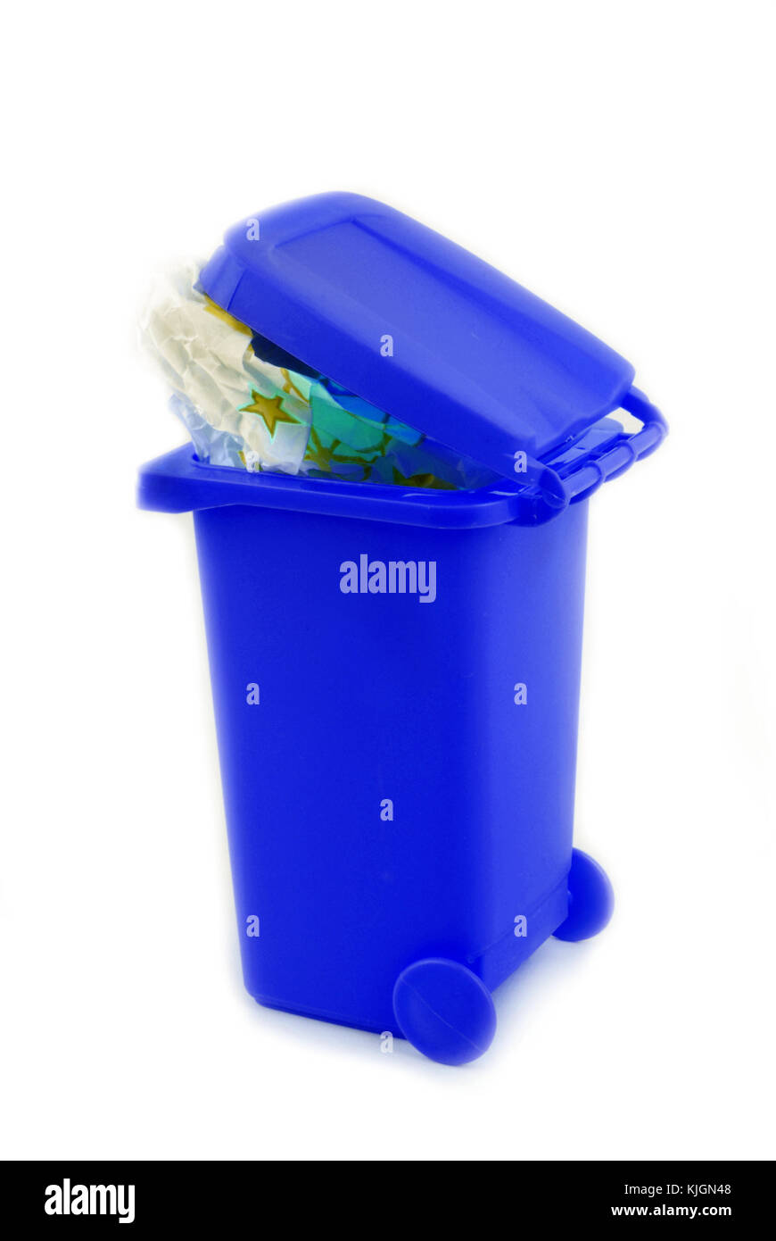 rubbish litter bin isolated on white Stock Photo Alamy
