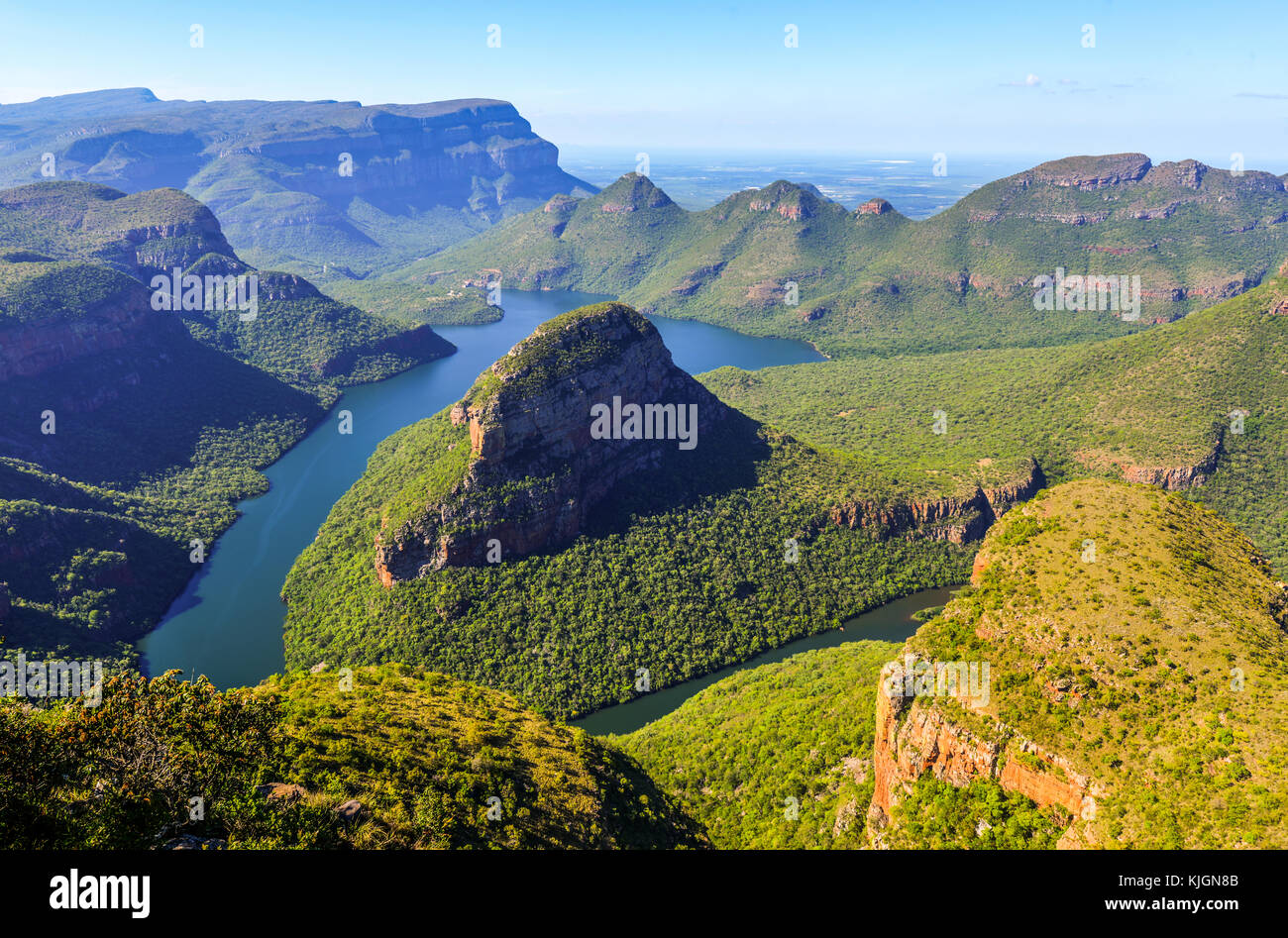 Blyde River Canyon And The Three Rondavels Three Sisters In Blyde River Canyon And The Three Rondavels Three Sisters In