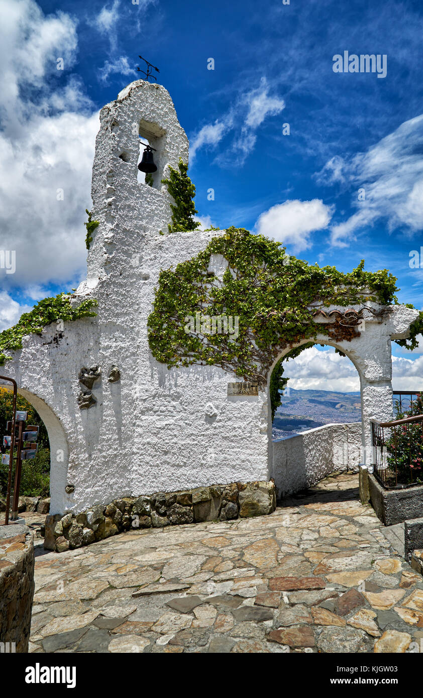 little chapel on Cerro de Monserrate, Bogota, Colombia, South America Stock Photo
