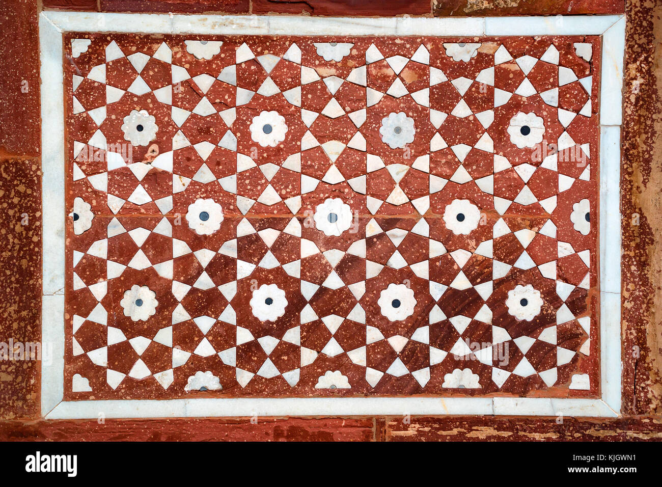 Oriental mosaic background Stock Photo