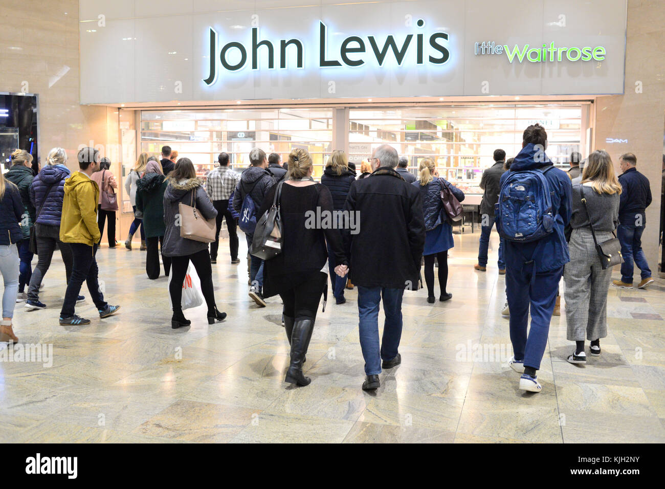 John Lewis store, Westquay shopping centre, Southampton, Hampshire, UK