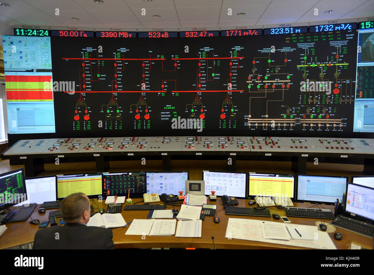 Power Grid Control Room High Resolution Stock Photography and Images Alamy
