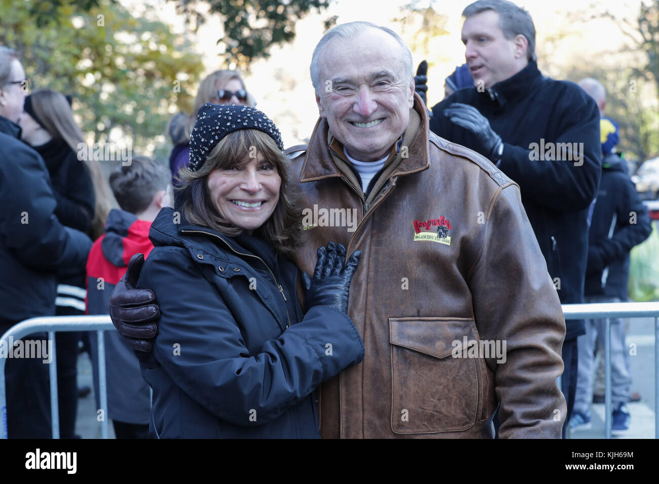 November 23, 2017 - New York, NY, USA - Central Park West, New York, USA, November 23 2017 - Ex-Police Commissioner William Bratton attends the 91st Annual Macy's Thanksgiving Day Parade today in New York City..Photo: Luiz Rampelotto/EuropaNewswire (Credit Image: © Luiz Rampelotto via ZUMA Wire) Stock Photo