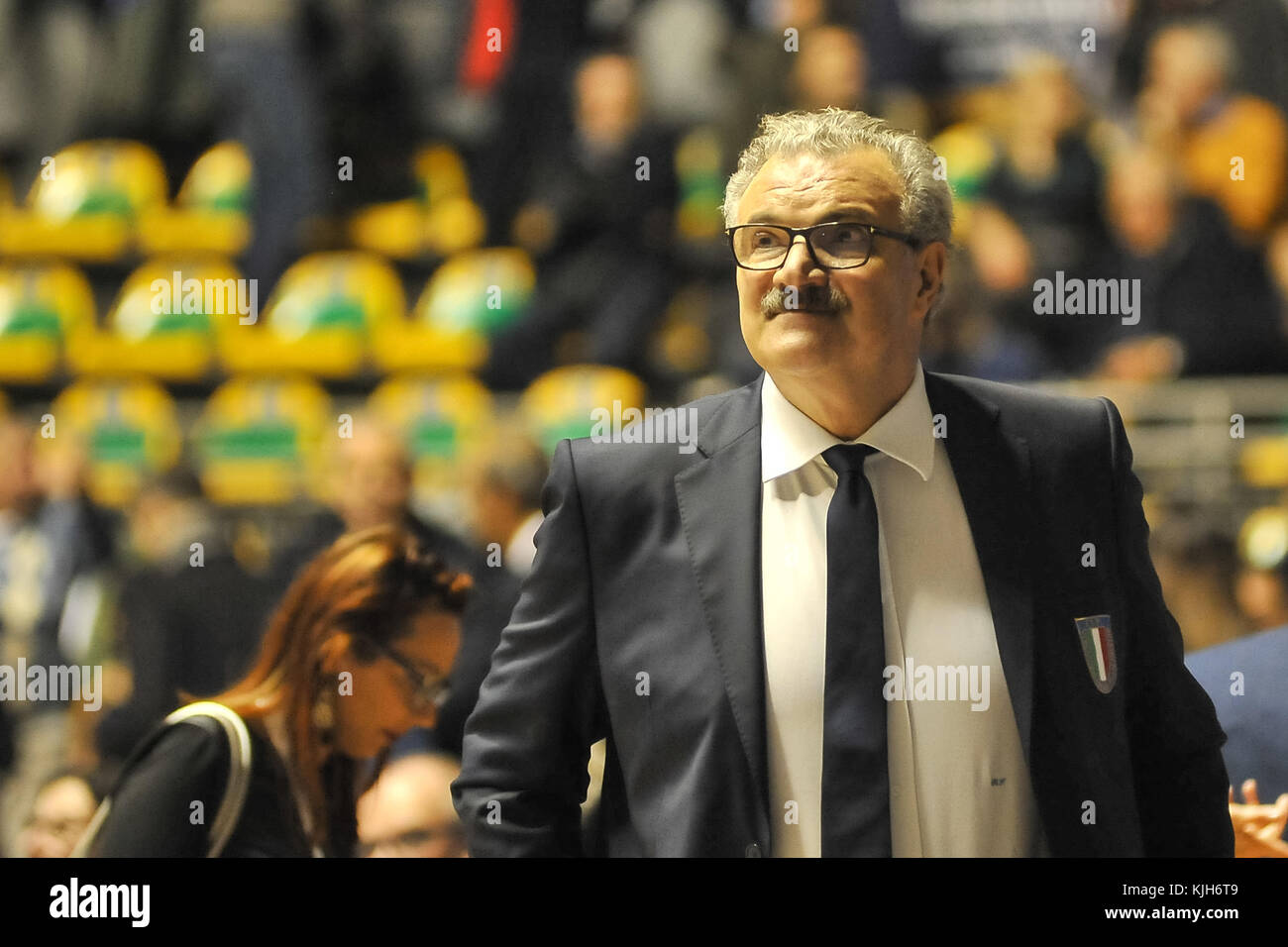 Romeo Sacchetti, headcoach Italia during the FIBA WORD CUP qualifiers