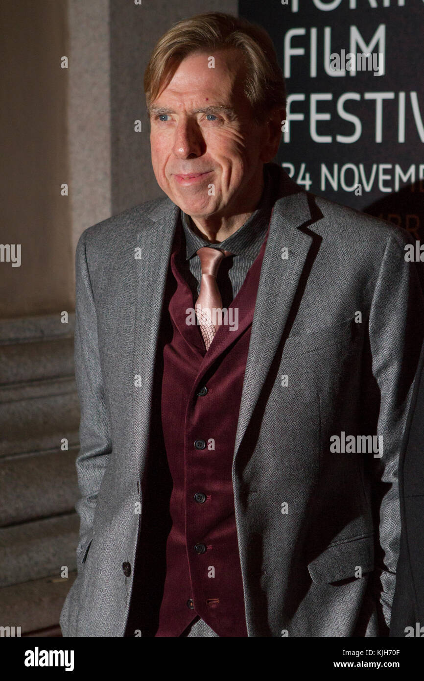 Turin, Italy. 24th November 2017. English actor Timothy Spall on red carpet of Turin Film Festival that opens with world premiere screening of his film 'Finding Your Feet'. Credit: Marco Destefanis/Alamy Live News Stock Photo