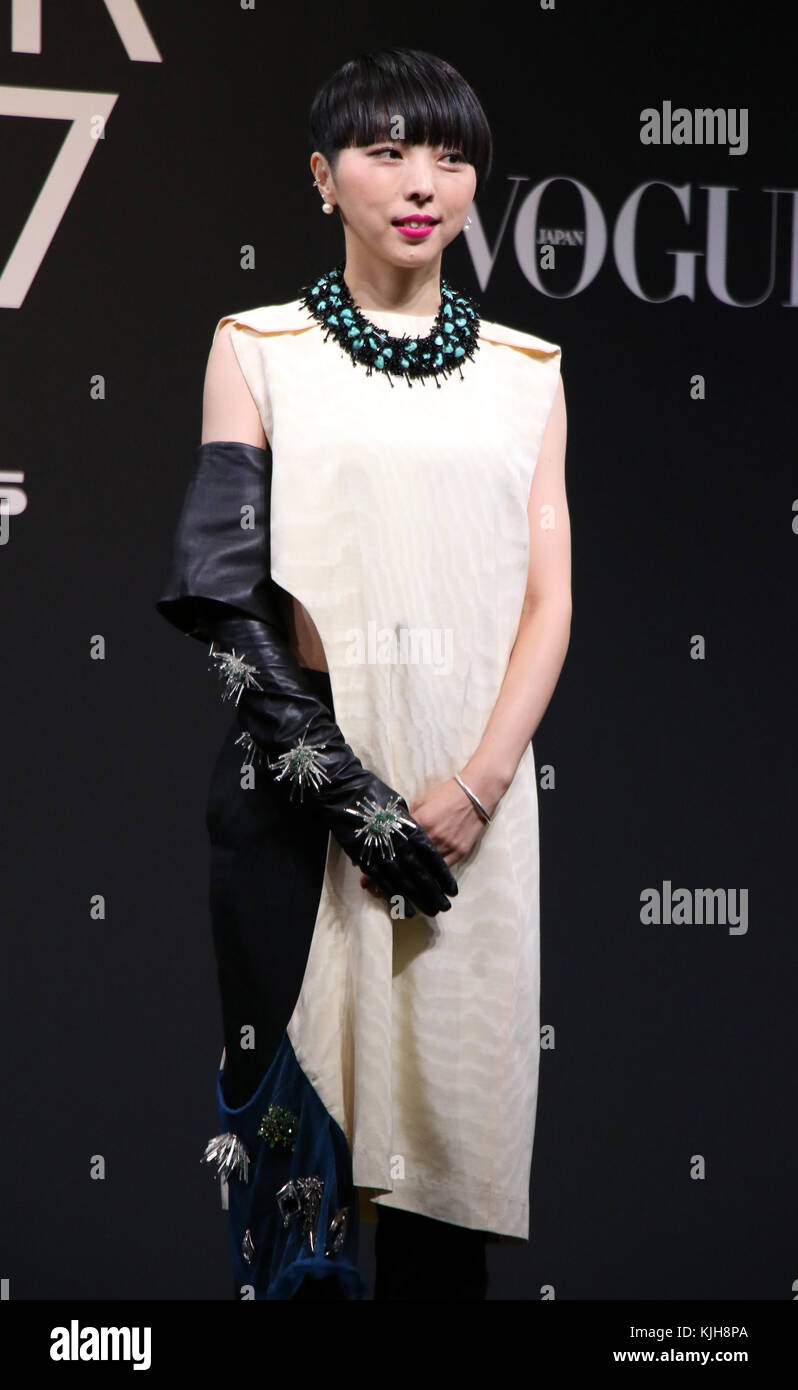 Tokyo, Japan. 24th Nov, 2017. Japanese choreographer Mikiko smiles as