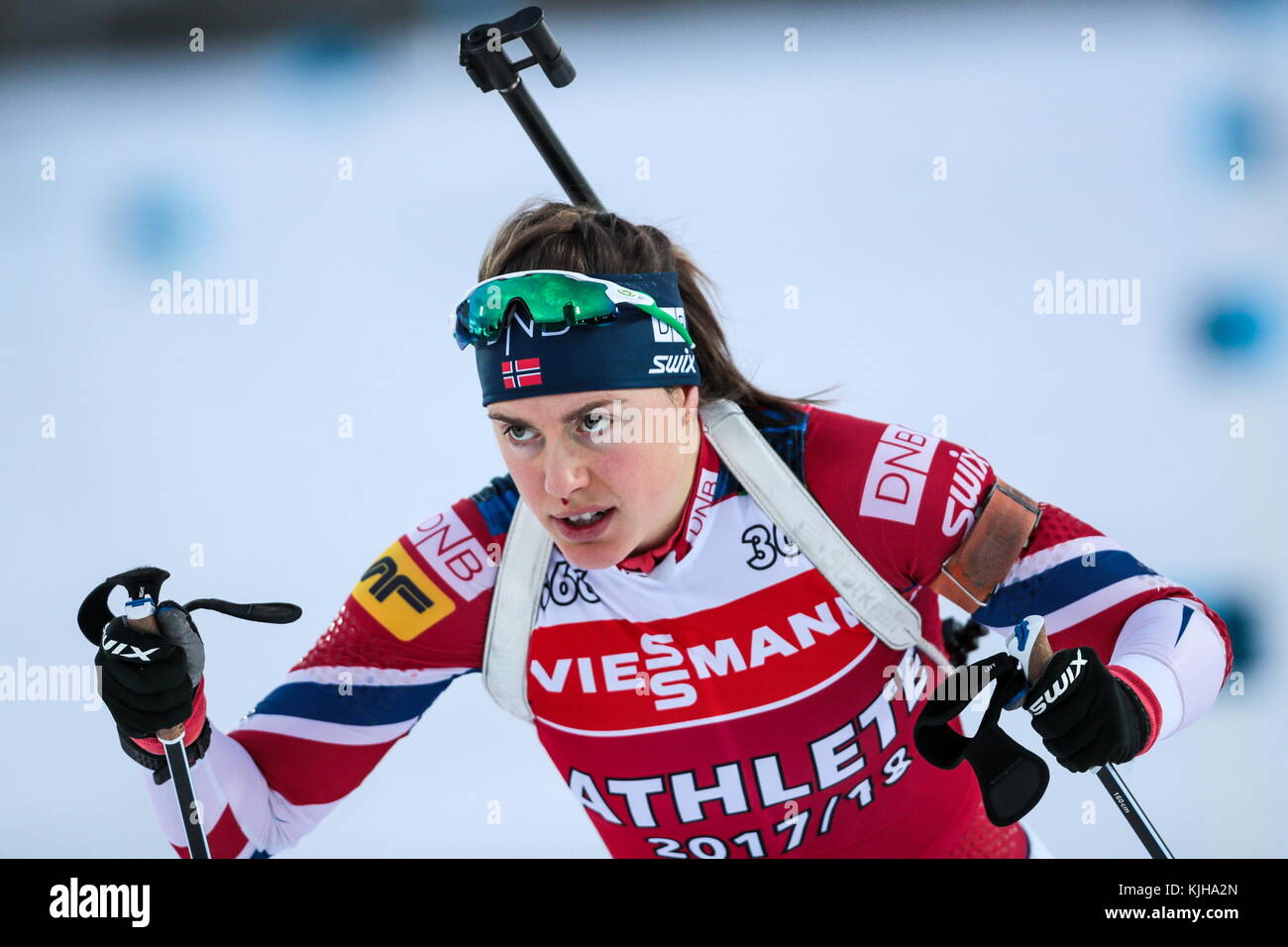 Ostersund Sweden 25th Nov 2017 Biathlete Synnove Solemdal Of Stock Photo Alamy