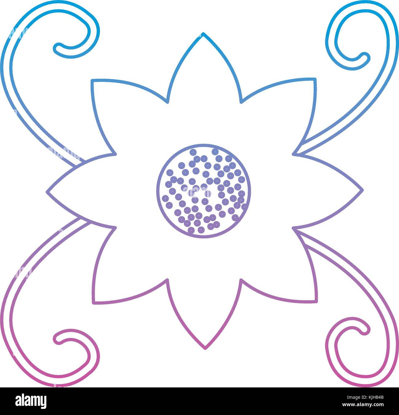 flower decorative icon image Stock Vector Image & Art - Alamy
