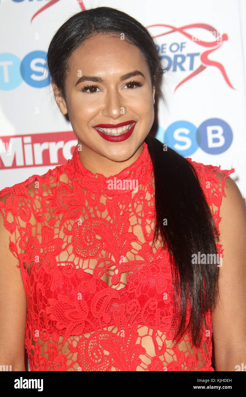 Nov 22, 2017 - Heather Watson attending Pride of Sport Awards 2017