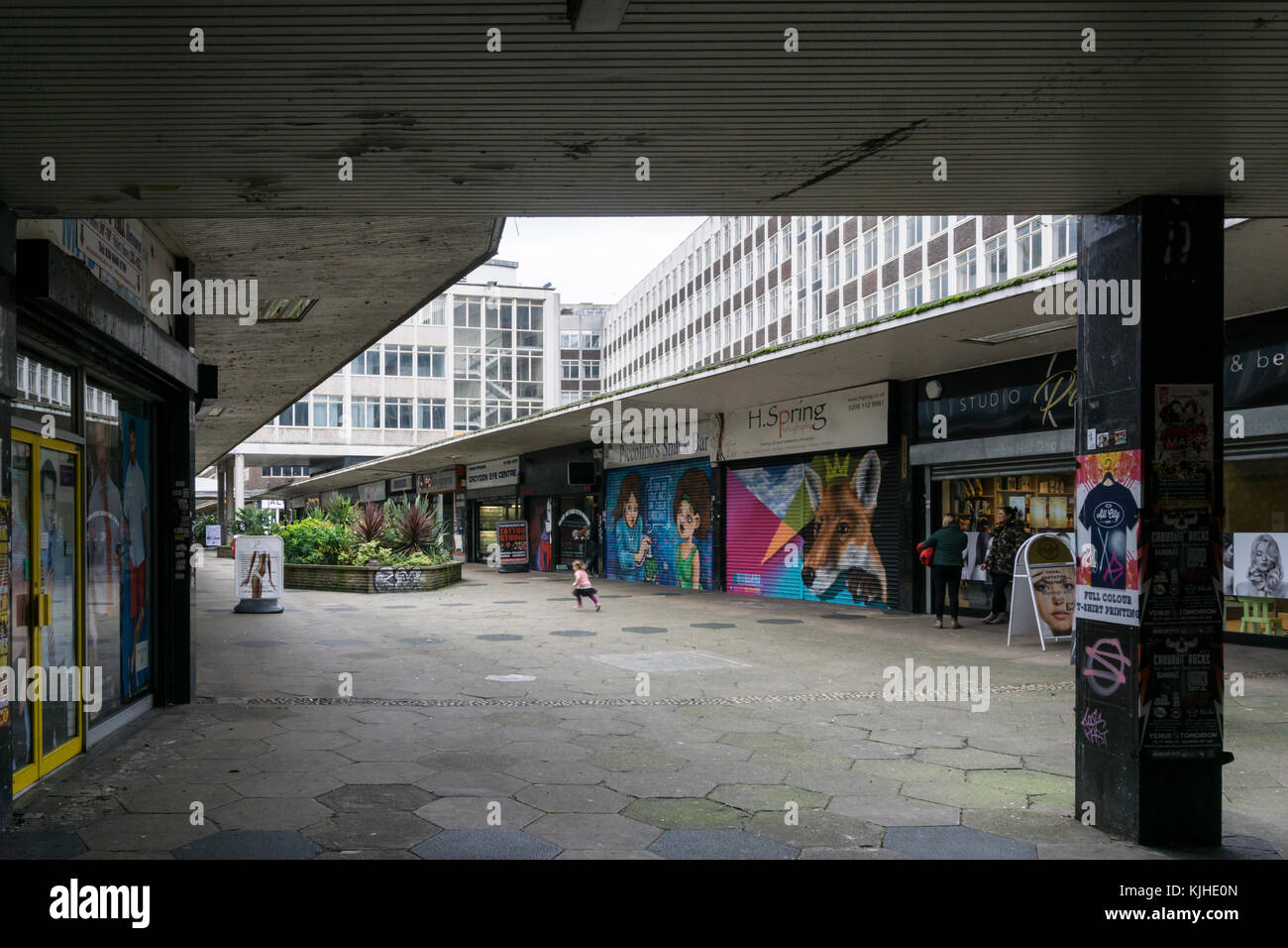 St George's Walk, Croydon.  Designed by Ronald Ward and Partners and opened in 1964. Stock Photo