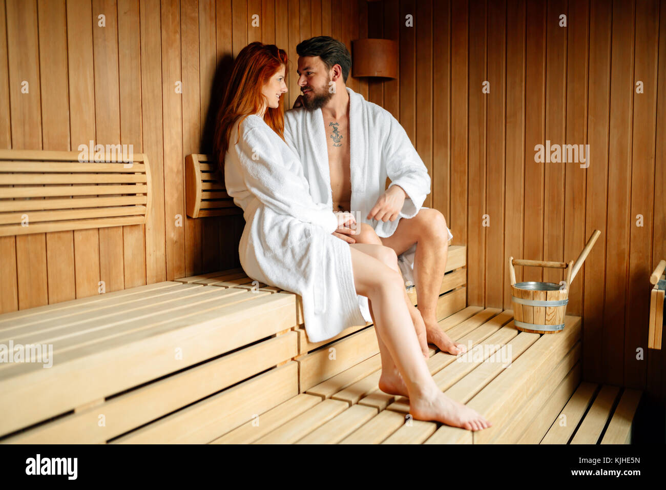 Finnish women sauna hires stock photography and images Alamy