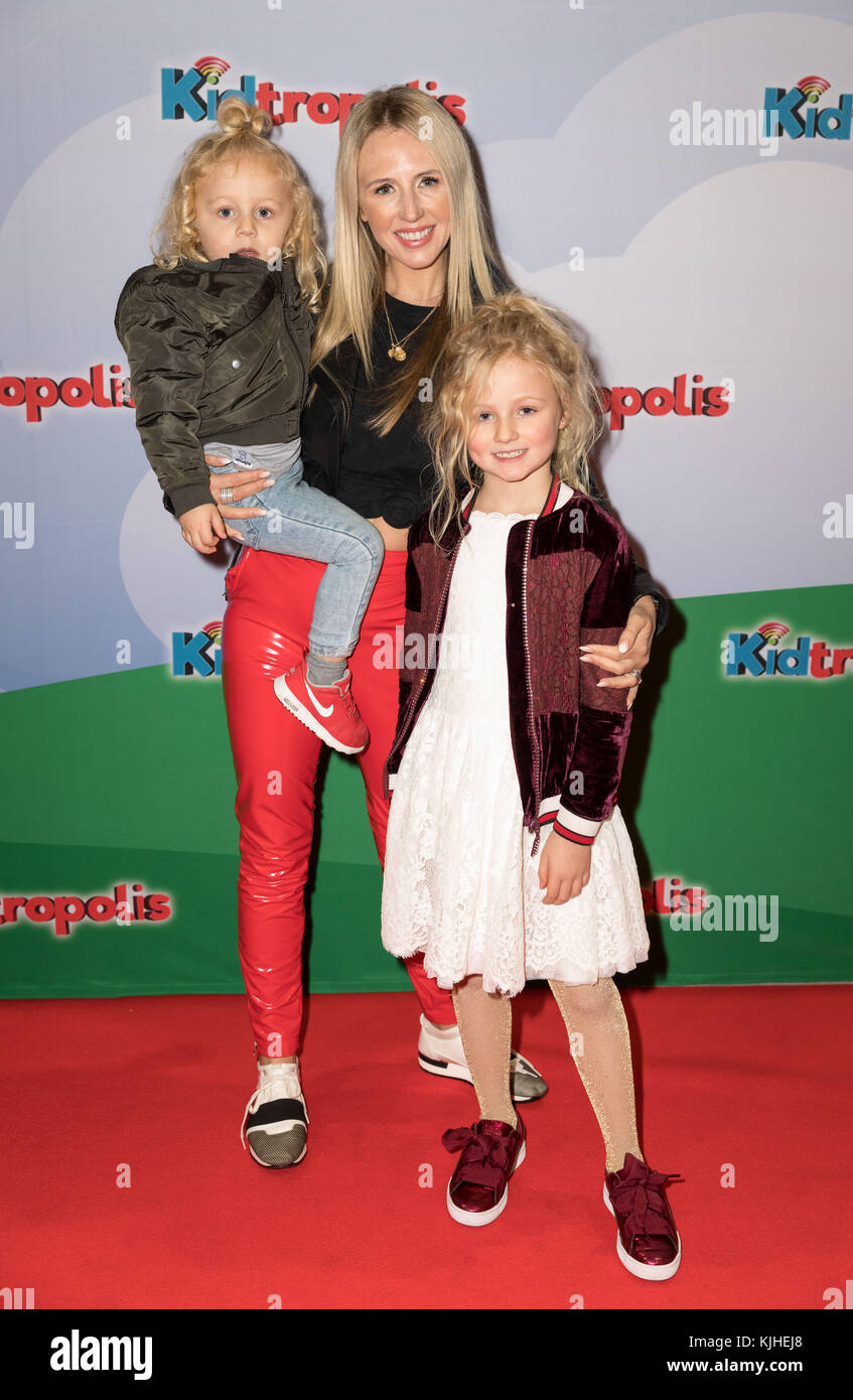 Kidtropolis 2017 at the ExCeL London  Featuring: Naomi Isted, Rocco Isted, Fleur Isted Where: London, United Kingdom When: 23 Oct 2017 Credit: Tom Nicholson/PinPep/WENN.com Stock Photo