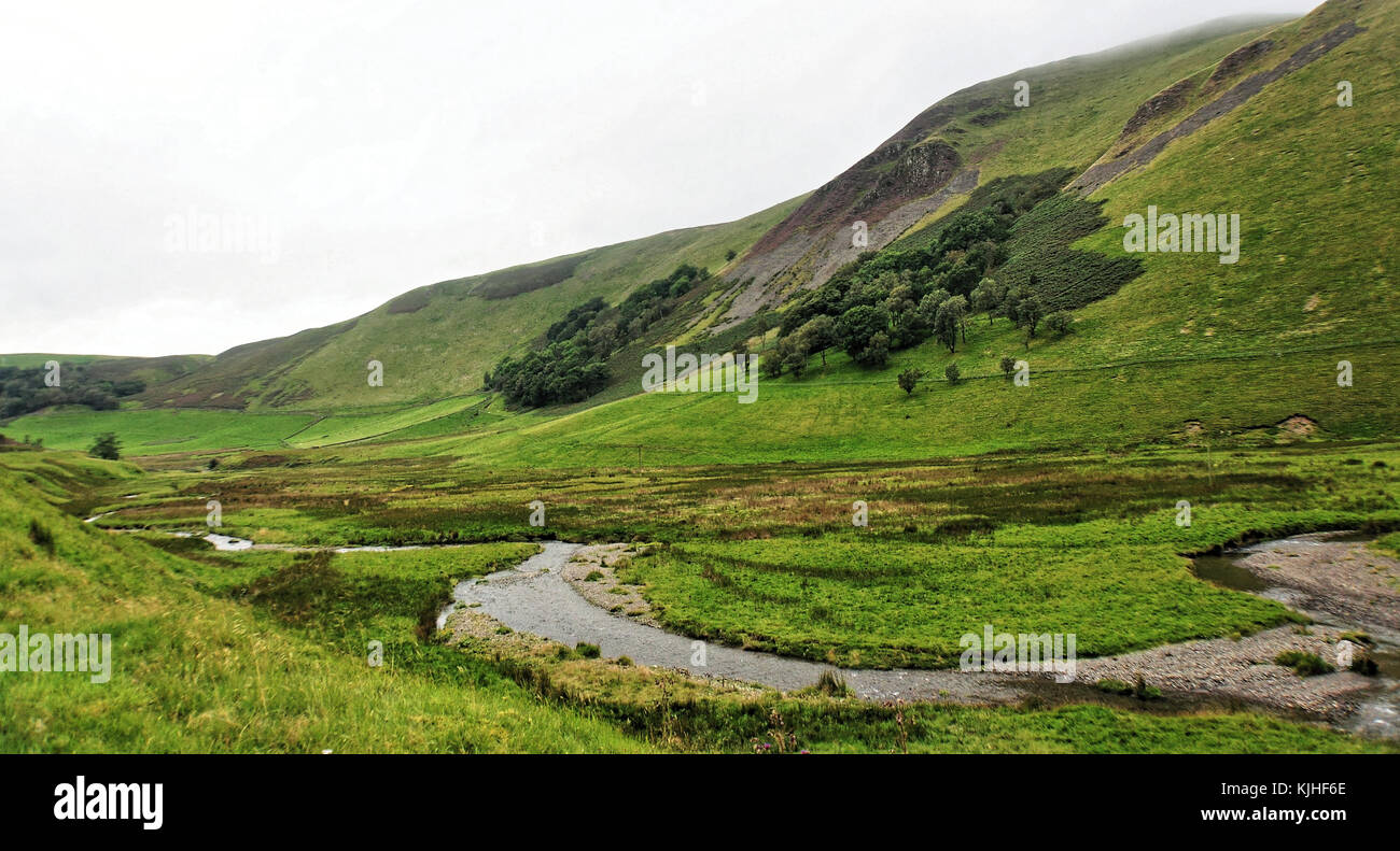 Scotland Highlands Trossachs Stirlingshire Landscape Daytime Stock Photo