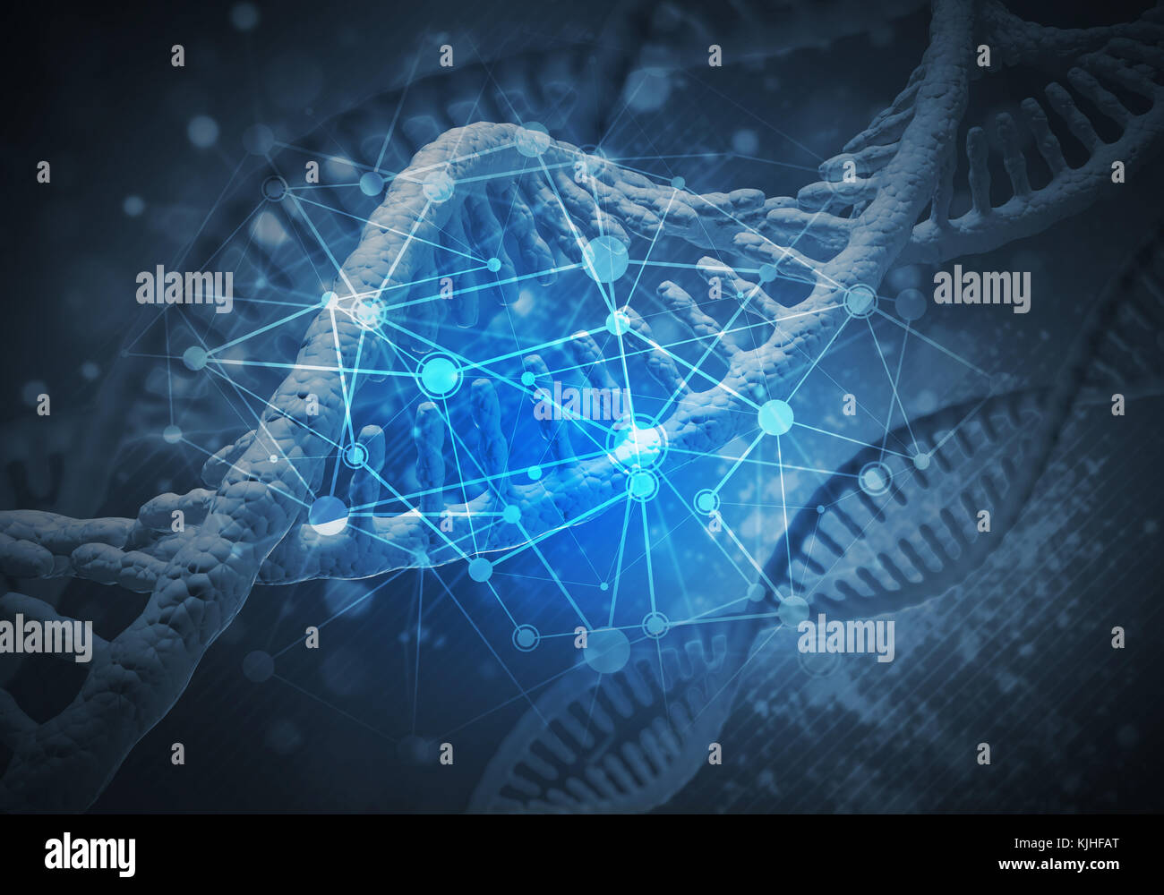 DNA molecules background Stock Photo - Alamy