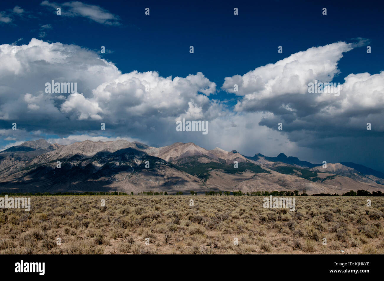West side of Lost River Range, Idaho Stock Photo