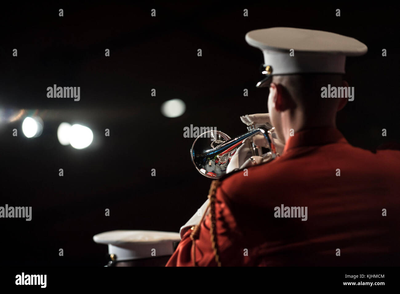 "The Commandant's Own" United States Marine Drum and Bugle Corps plays