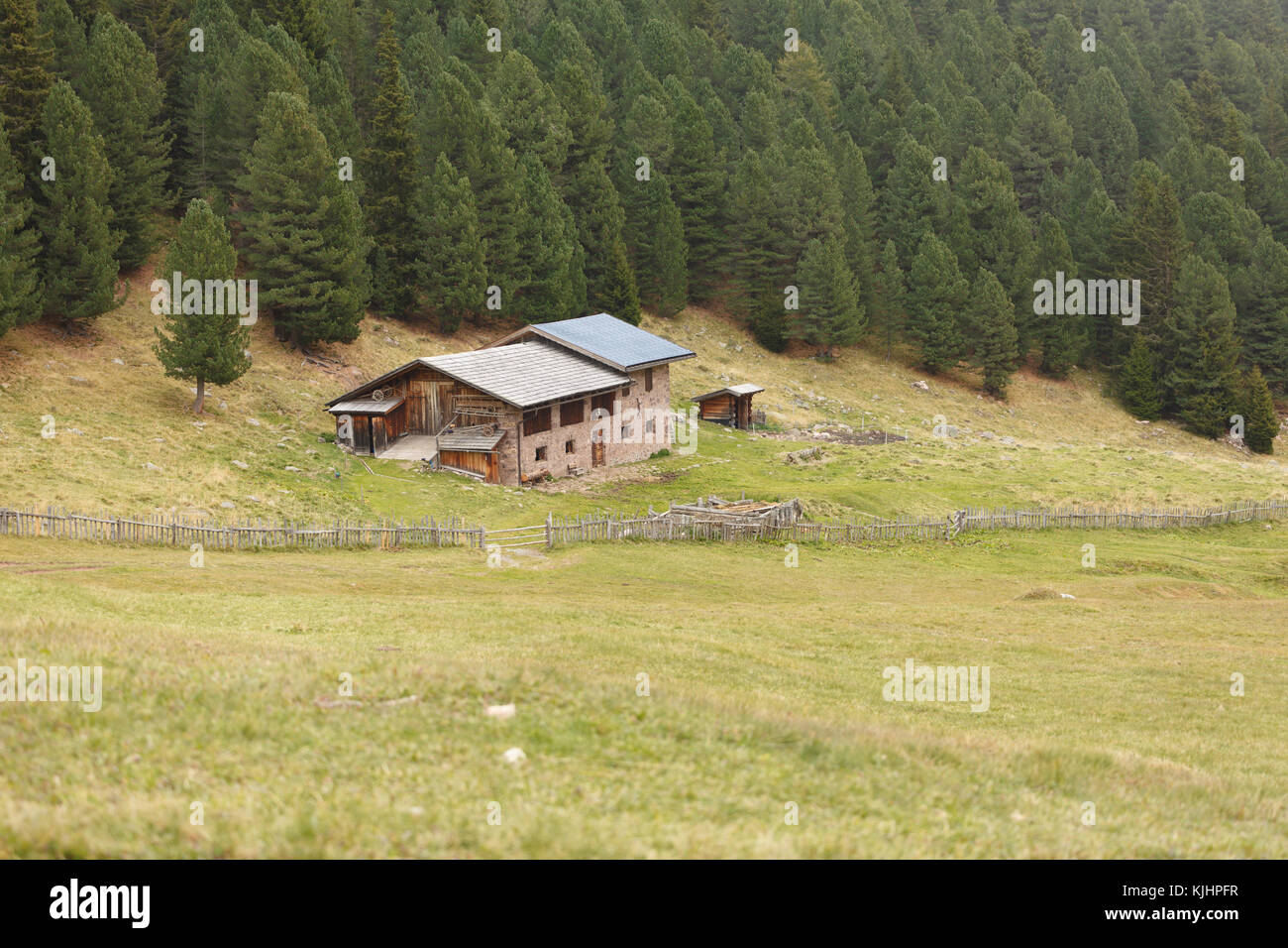 ST. MAGDALENA, ITALY SEPTEMBER 16, 2015 Rural scene from a refuge