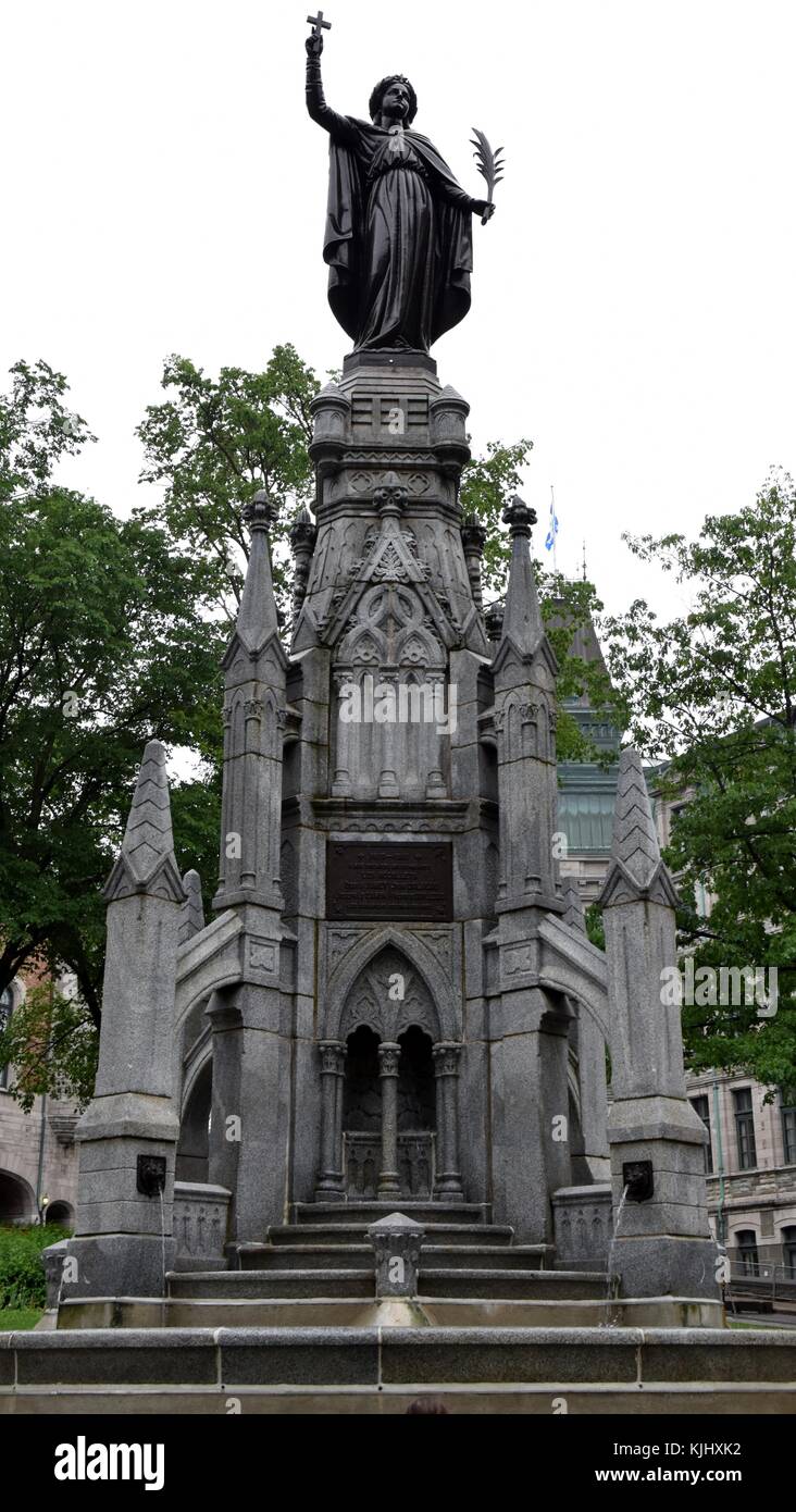One of the beautiful statues in Quebec City, Quebec Canada Stock Photo Alamy